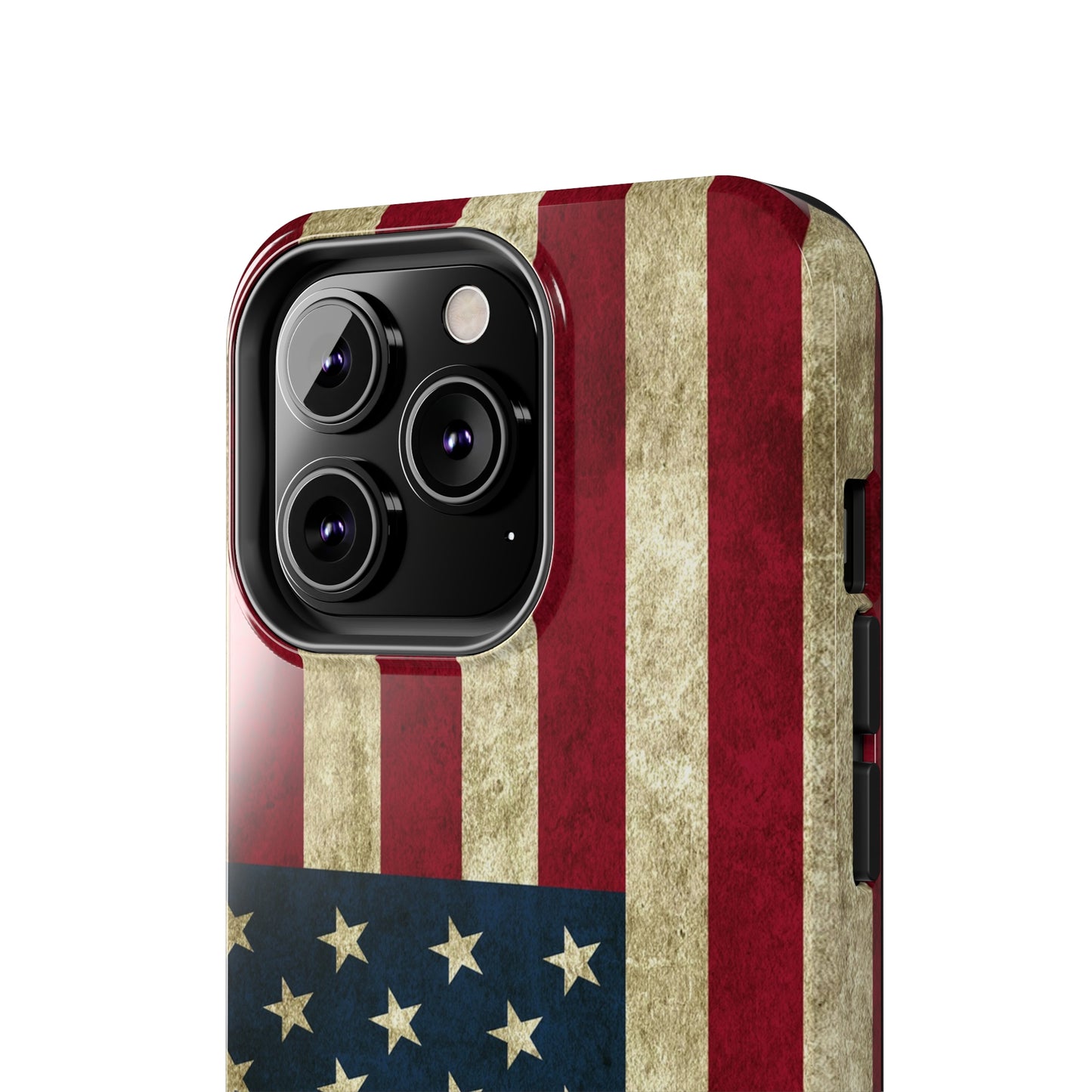 Rugged American Flag Iphone Tough Phone Case