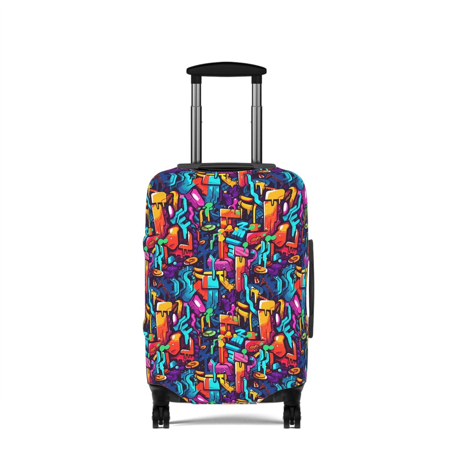 3D Abstract Colorful Street Graffiti Art Design  - Luggage Protector and Cover 3 Sizes