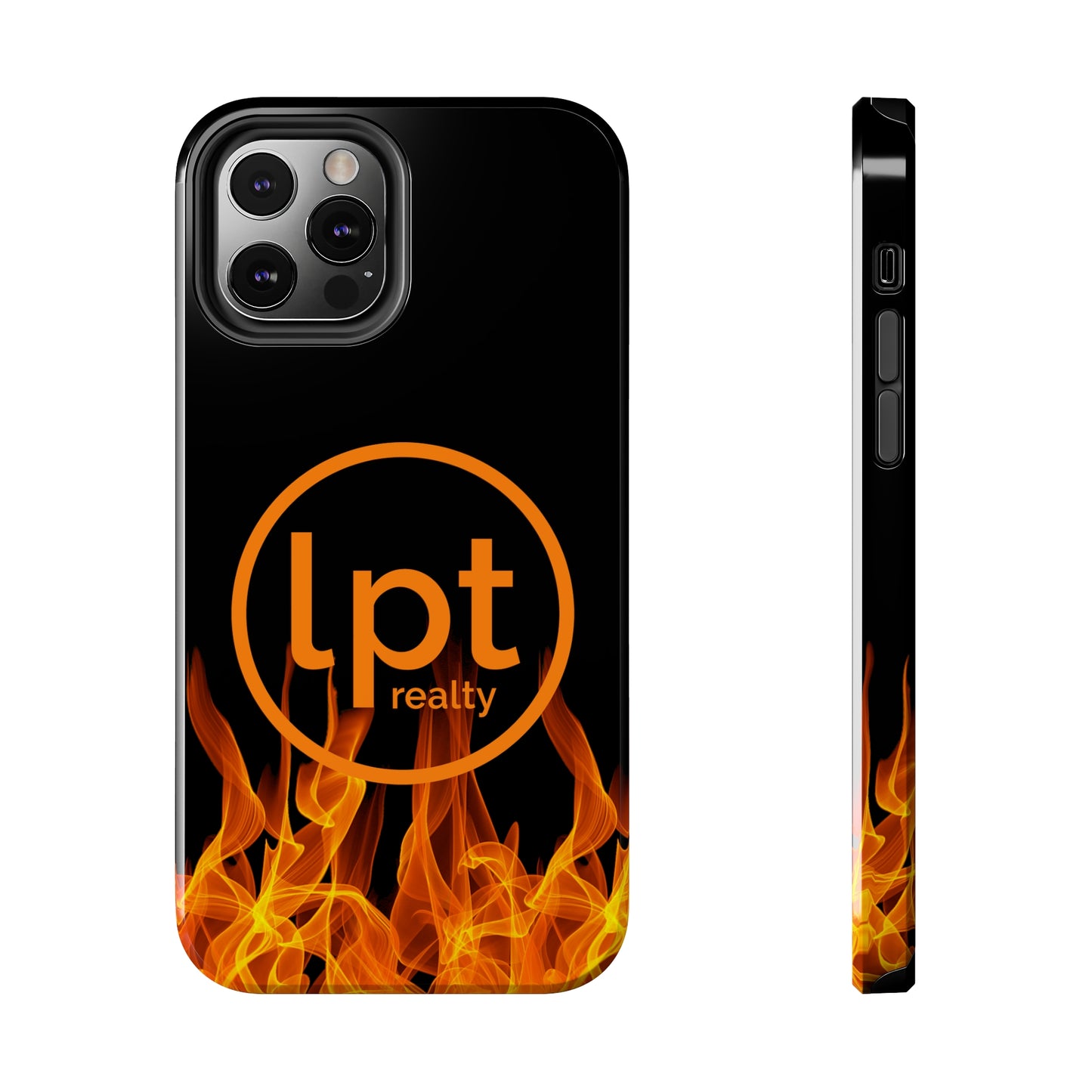 LPT Realty Logo -  Flames of Fire Iphone Tough Phone Case