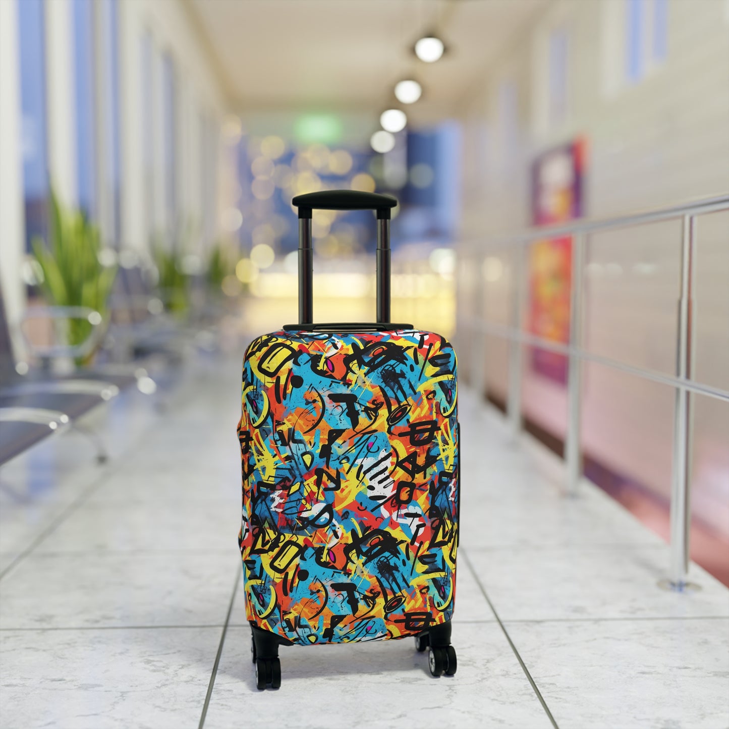 Abstract Colorful Street Art Graffiti Design  - Luggage Protector and Cover 3 Sizes