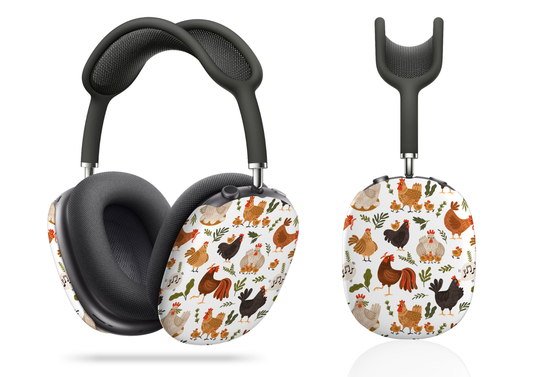 Quirky Farm Flock: Crazy Chickens on the Loose! AirPod Max Case Protective Covers