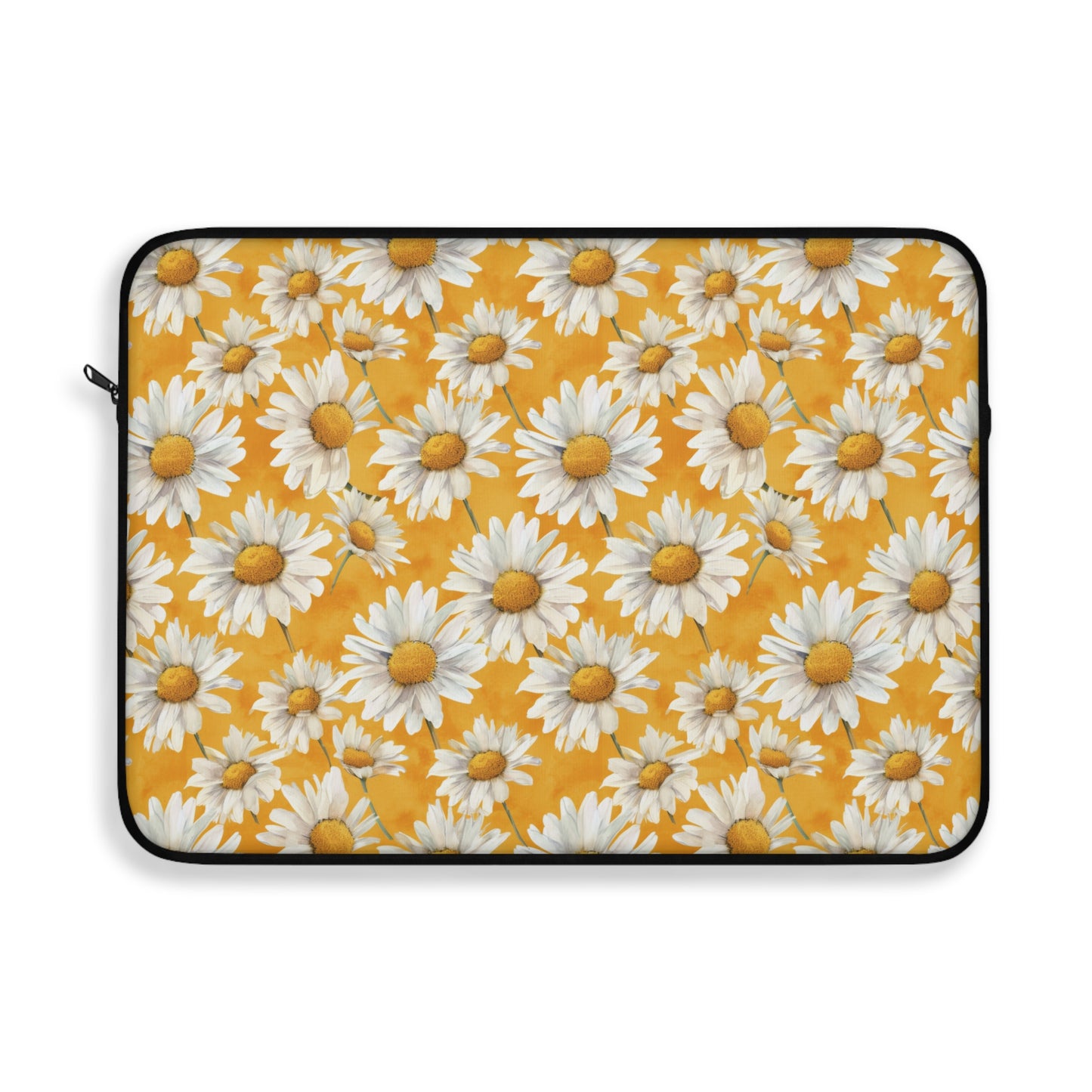 Golden Daisy Field with Vibrant Yellow Floral Design Laptop or Ipad Protective Sleeve 3 Sizes Available