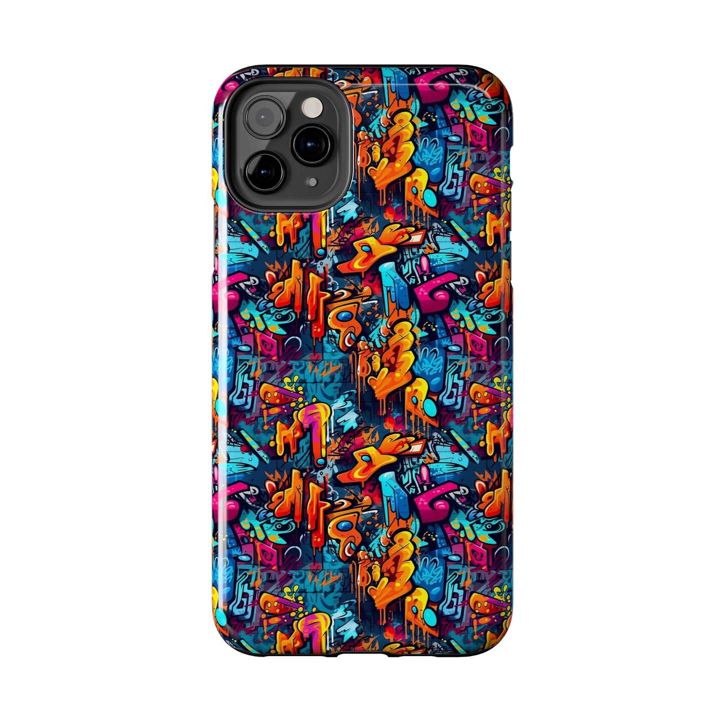 3D Abstract Graffiti Colorful Design Iphone Tough Phone Case