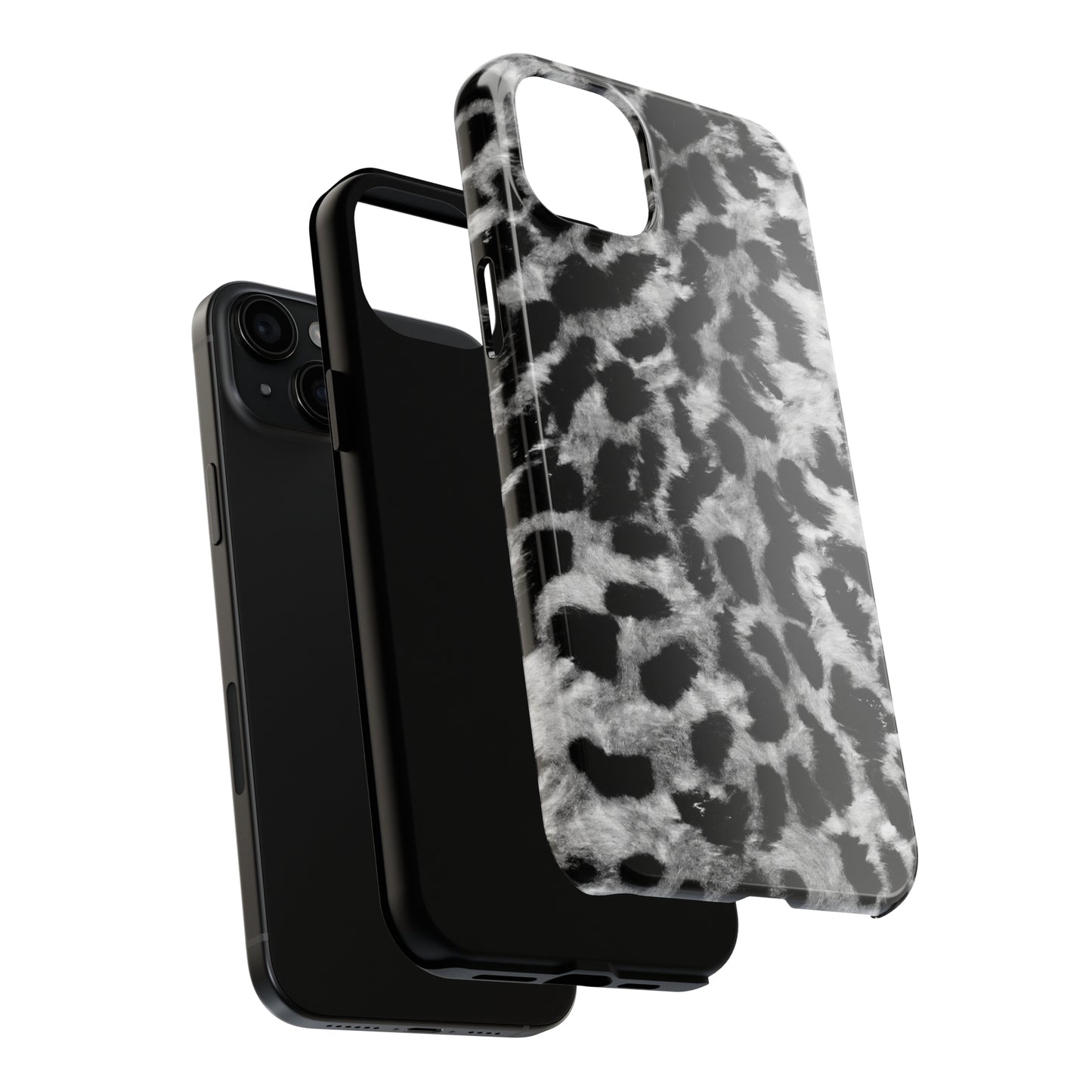 Leopard Fur Print Iphone Tough Phone Case