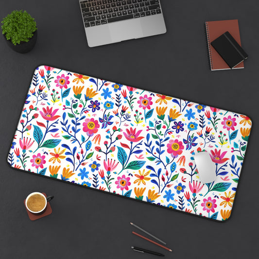 Blossoming Beauties: Charming Floral Blooms to Welcome Spring Extended Gaming Mouse Pad  Desk Mat  - 3 Sizes