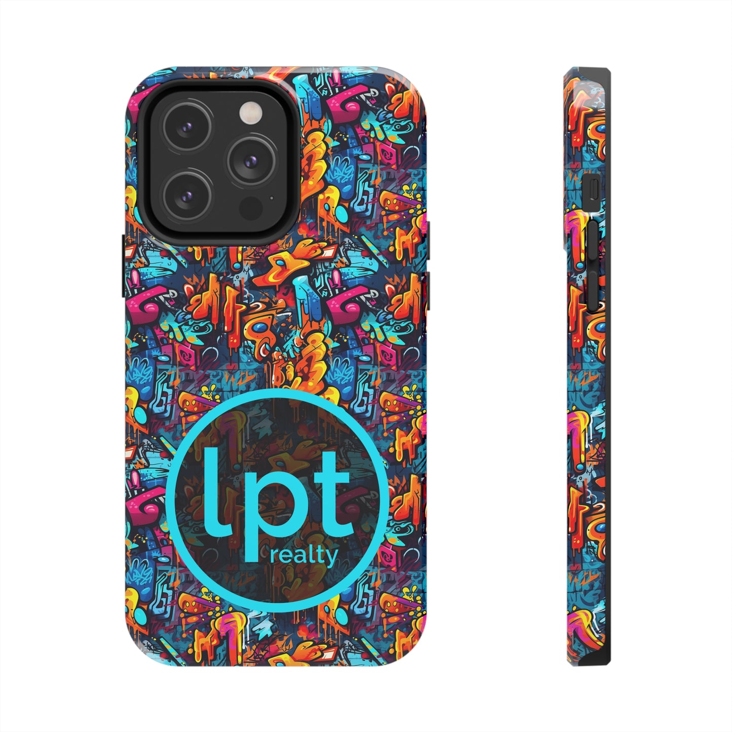 3D Abstract Graffiti Colorful Design Iphone Tough Phone Case