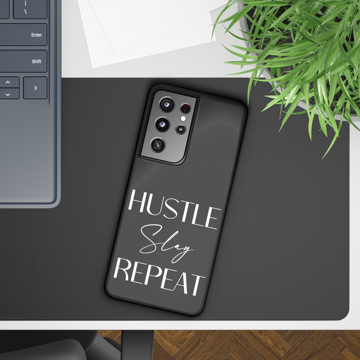 Hustle Slay Repeat Samsung Slim Cases