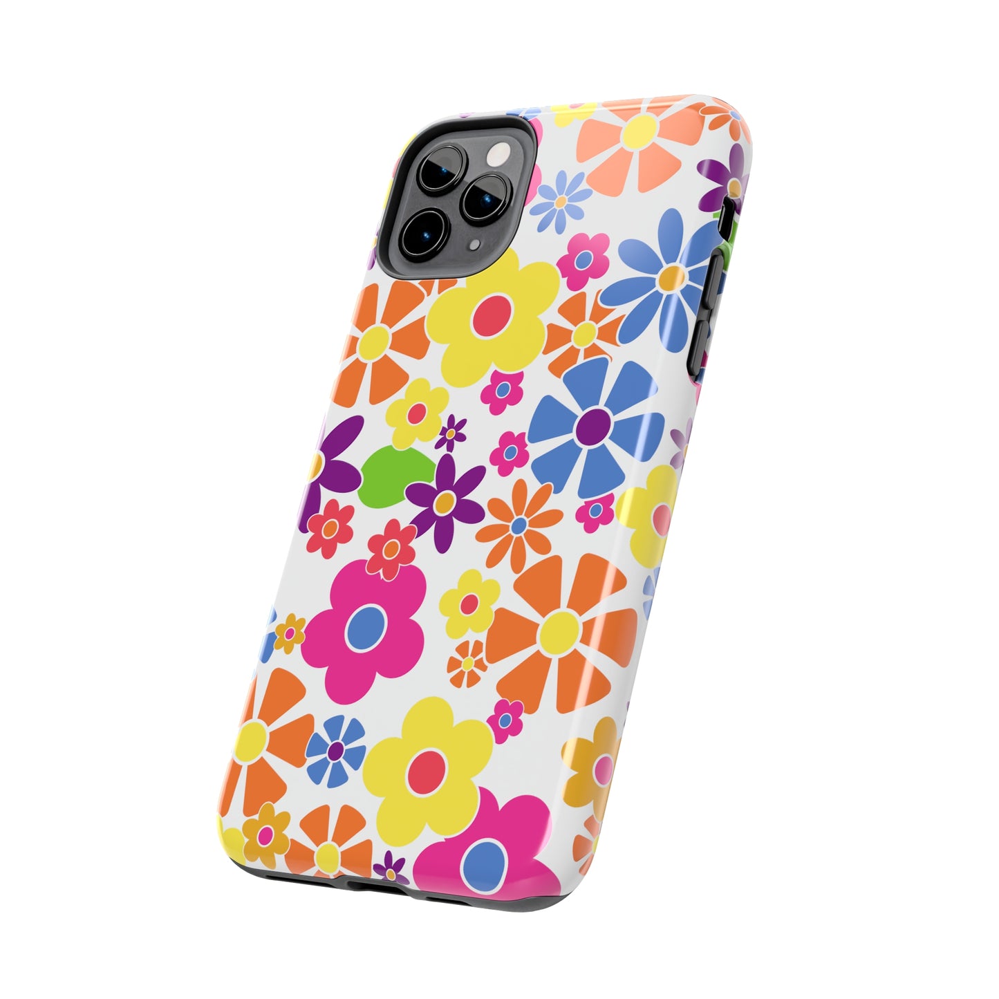 Flower Power Design Iphone Tough Phone Case