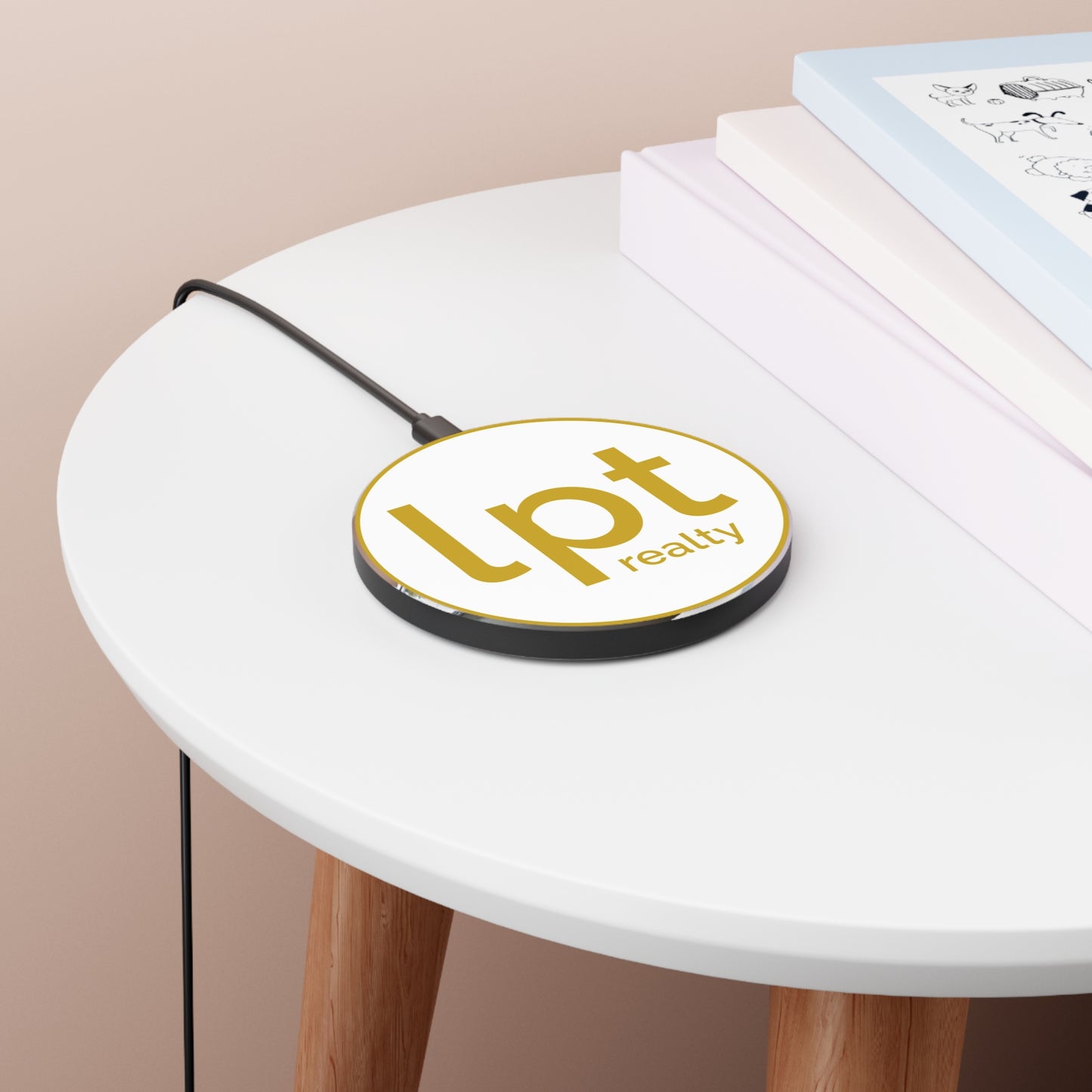 Wireless 10W Charger  - LPT Realty Logo Gold