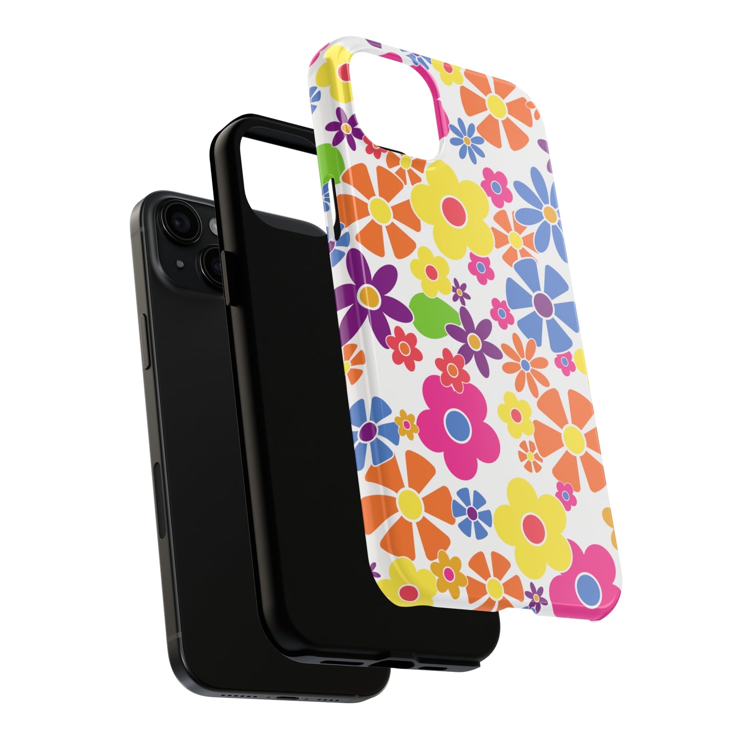 Flower Power Design Iphone Tough Phone Case