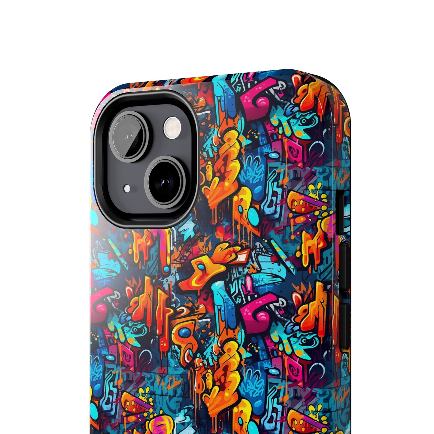 3D Abstract Graffiti Colorful Design Iphone Tough Phone Case