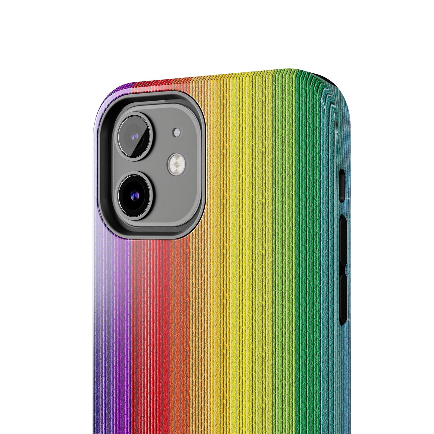 Rainbow Stripe Design Iphone Tough Phone Case