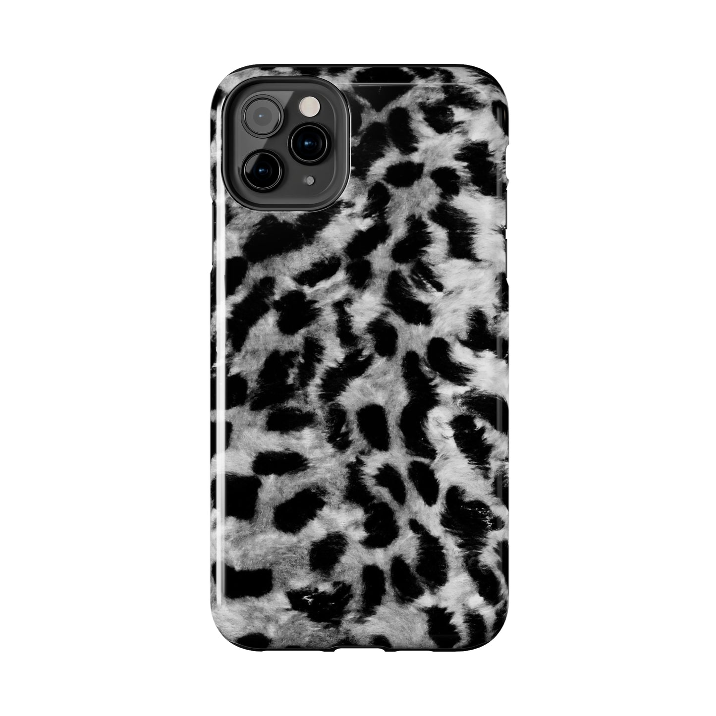 Leopard Fur Print Iphone Tough Phone Case