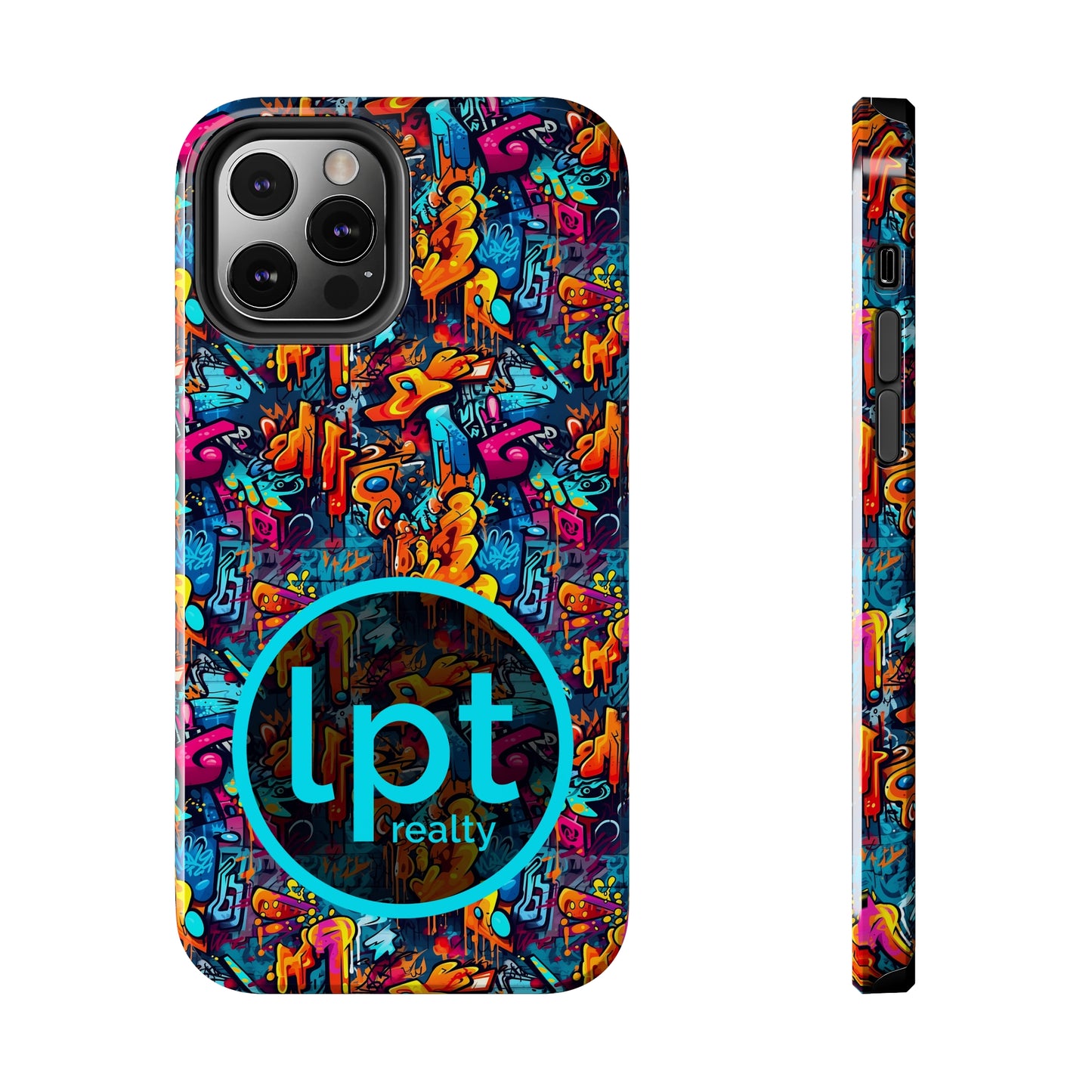 3D Abstract Graffiti Colorful Design Iphone Tough Phone Case