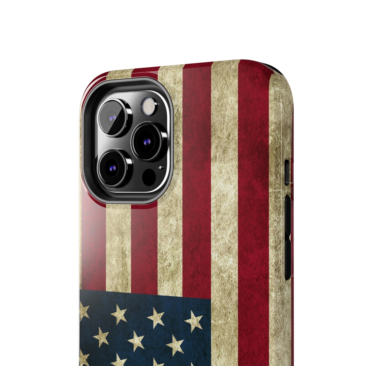 Rugged American Flag Iphone Tough Phone Case