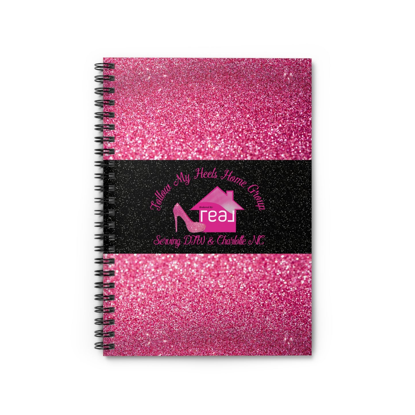 DFW Spiral Notebook - - Spiral Ruled Line Notebook 6"x8"