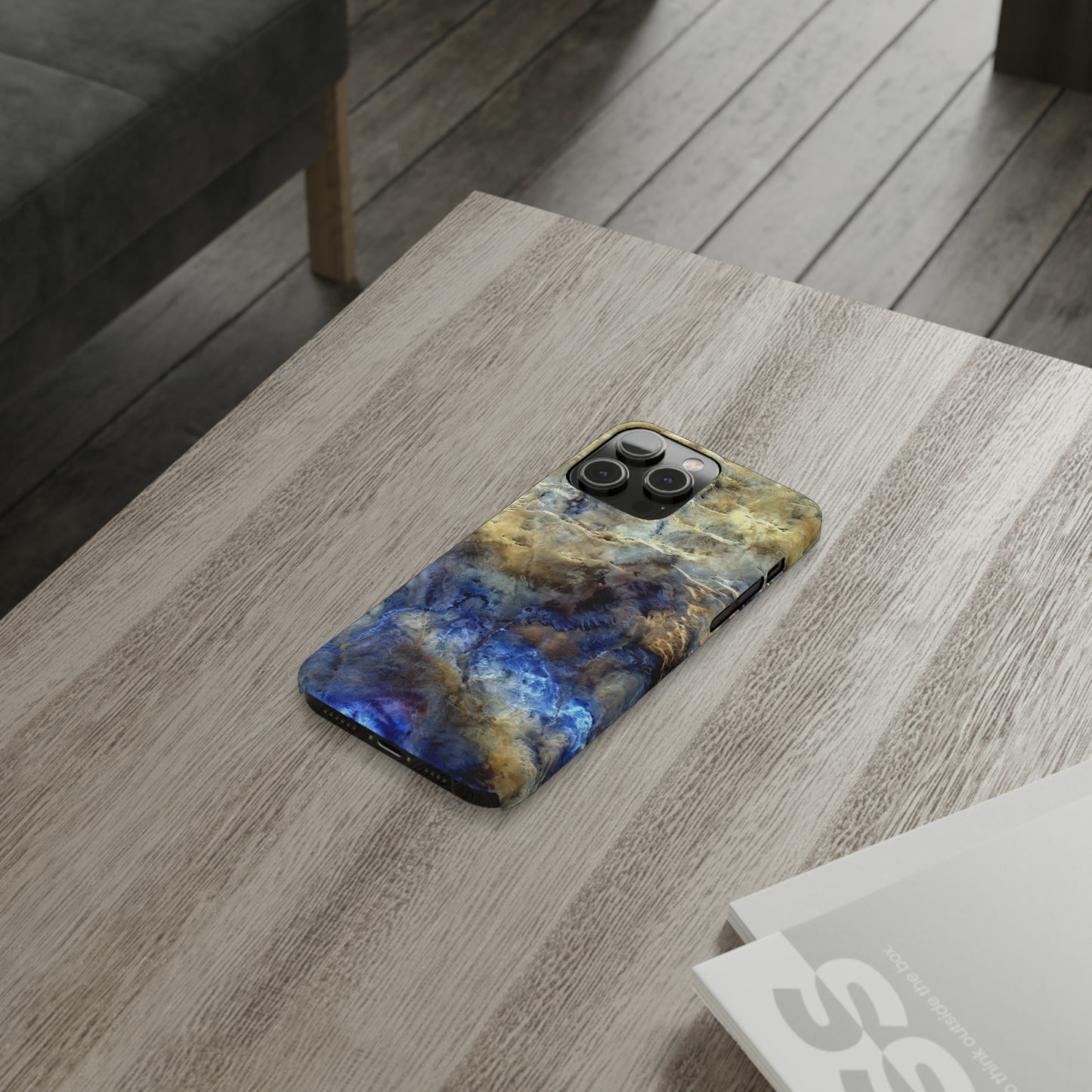 Ocean and Beach Abstract Iphone 15-12 Slim Phone Case