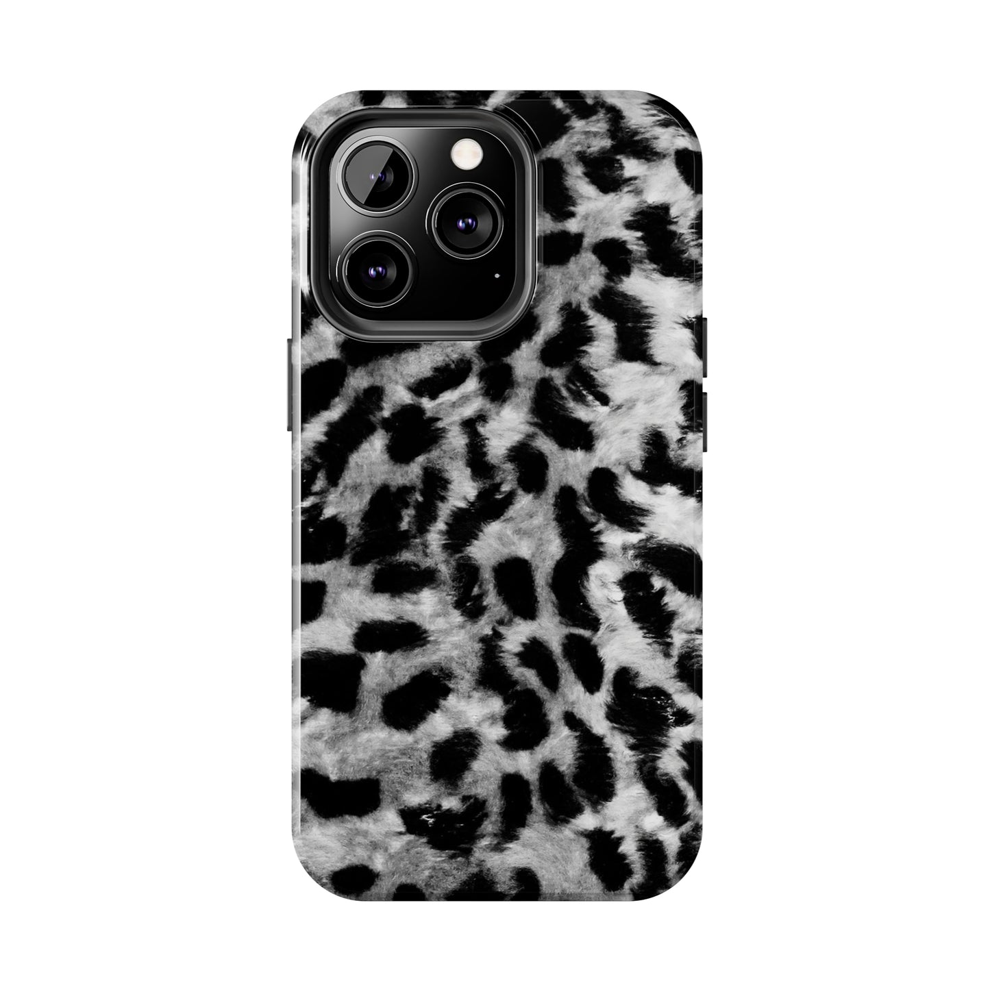 Leopard Fur Print Iphone Tough Phone Case