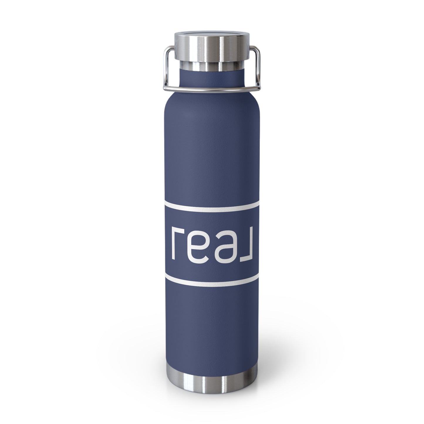 Real Broker Outlined Logo  - 22 oz Copper Vacuum Insulated Bottle Multiple Colors