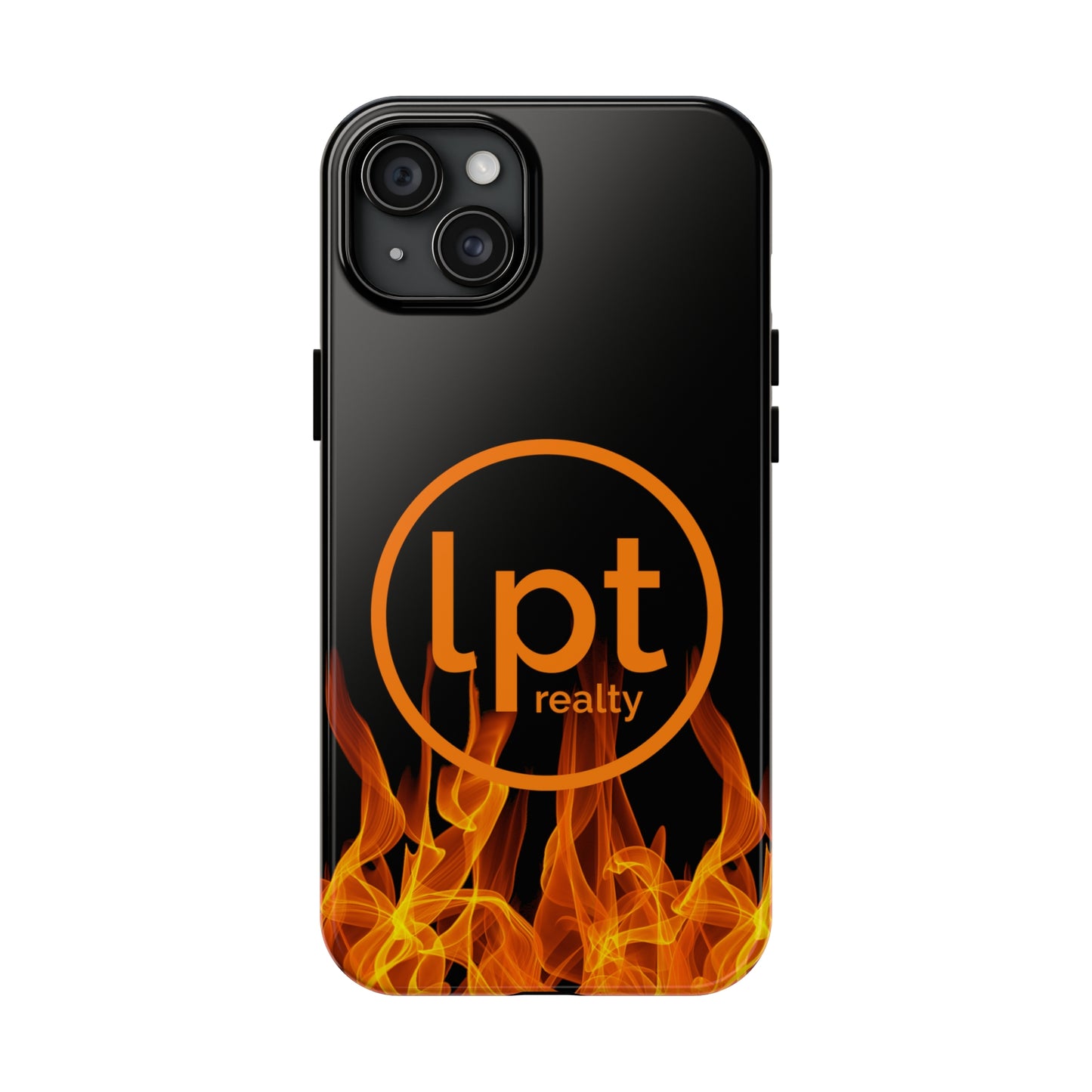 LPT Realty Logo -  Flames of Fire Iphone Tough Phone Case