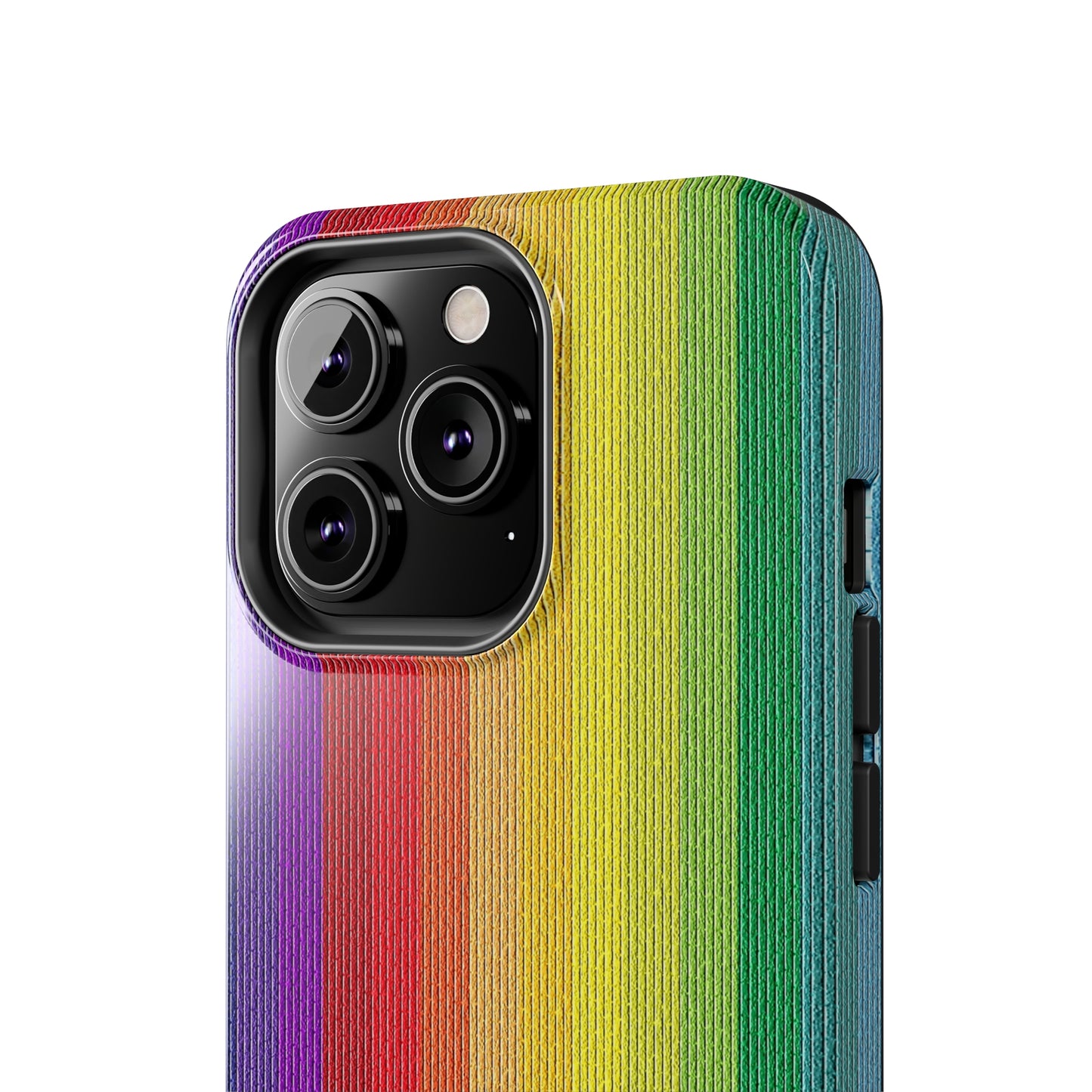 Rainbow Stripe Design Iphone Tough Phone Case