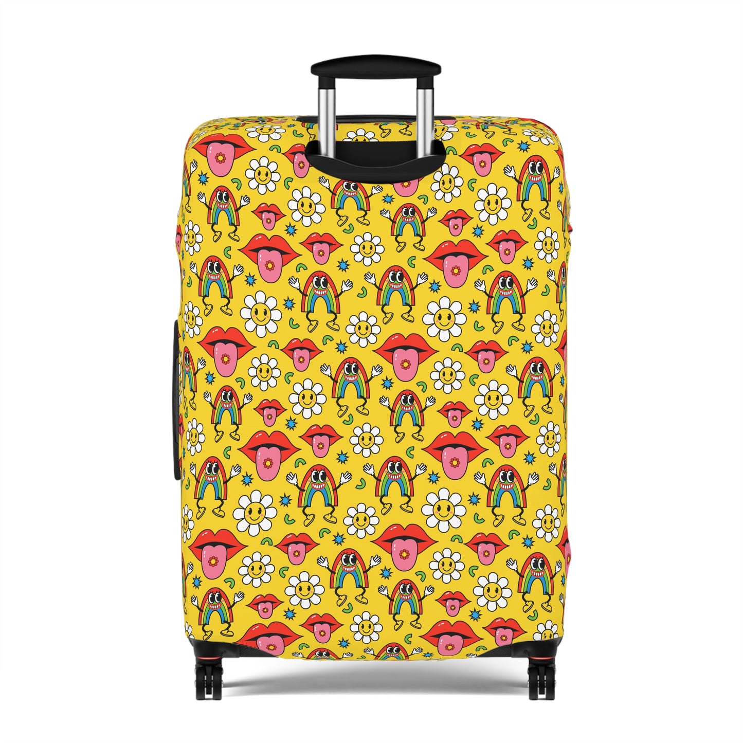 Kids Retro Rainbows and Daisies  - Luggage Protector and Cover 3 Sizes