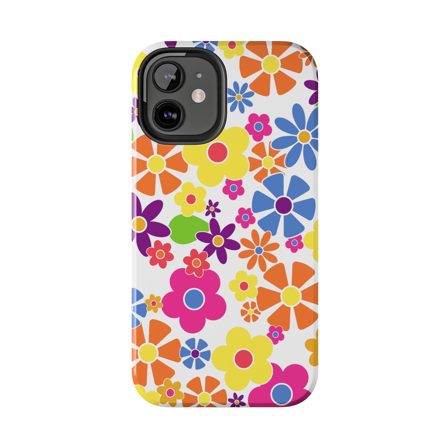 Flower Power Design Iphone Tough Phone Case