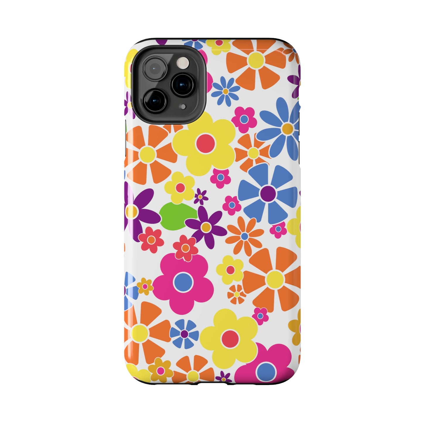 Flower Power Design Iphone Tough Phone Case