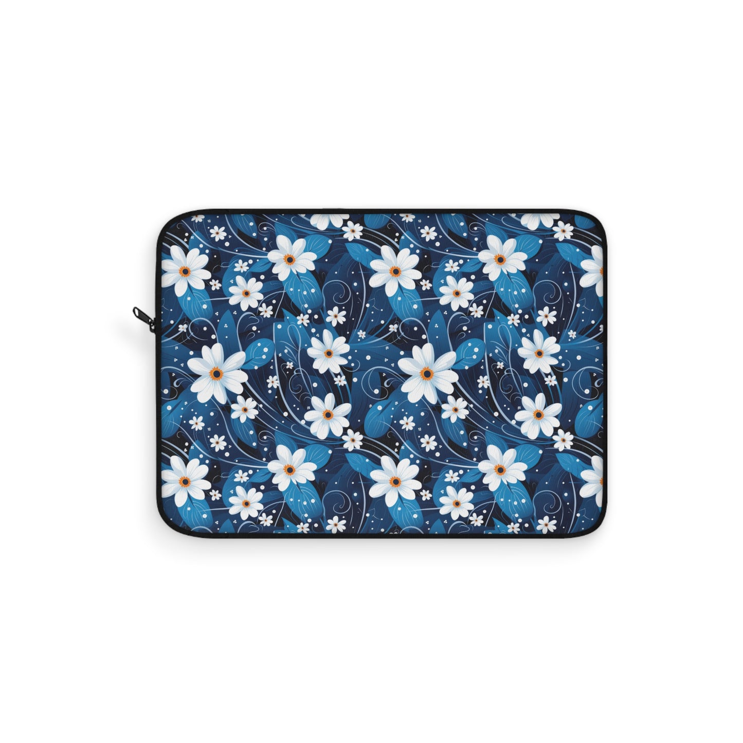 Nighttime Daisies in the Moon's Gentle Glow Laptop or Ipad Protective Sleeve 3 Sizes Available