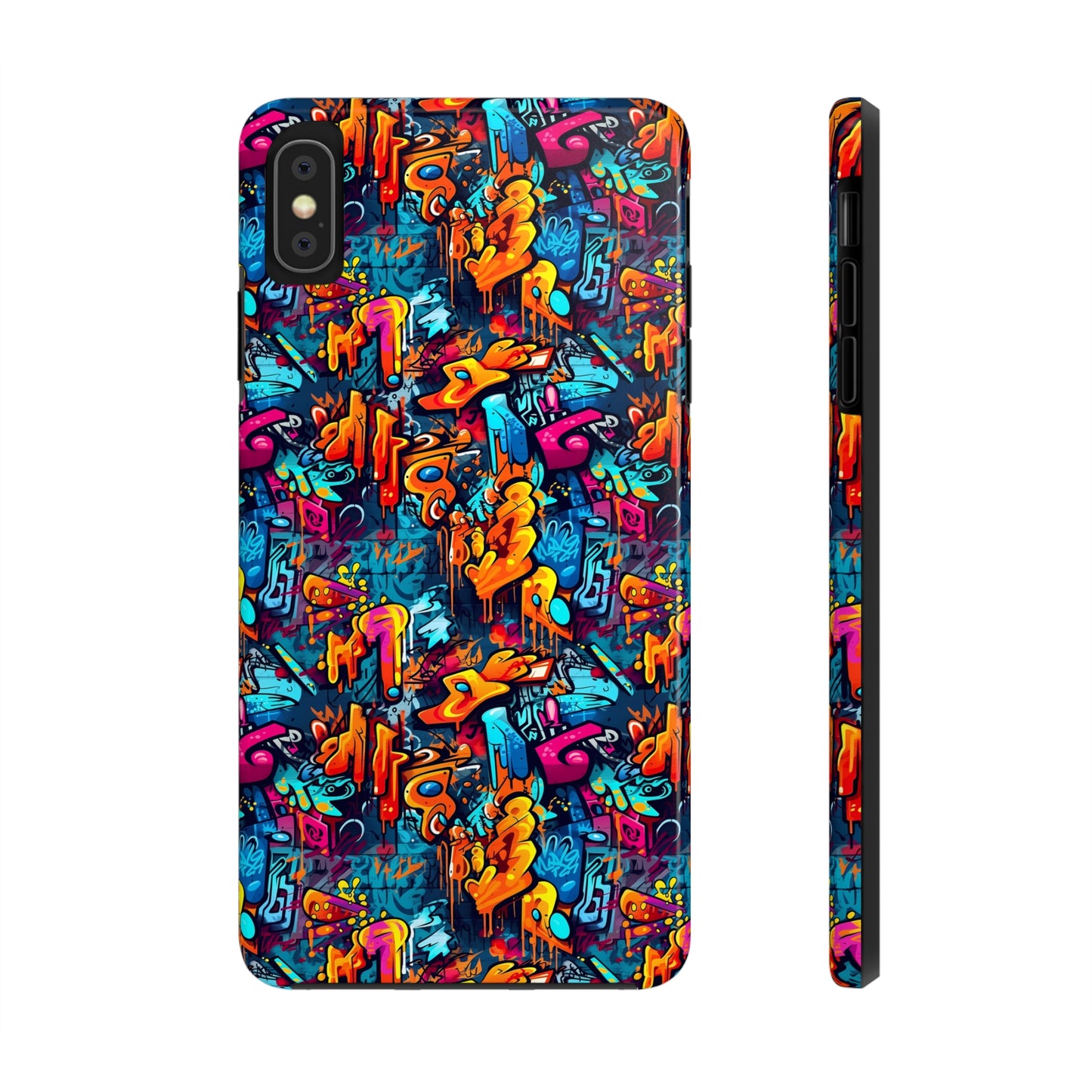 3D Abstract Graffiti Colorful Design Iphone Tough Phone Case