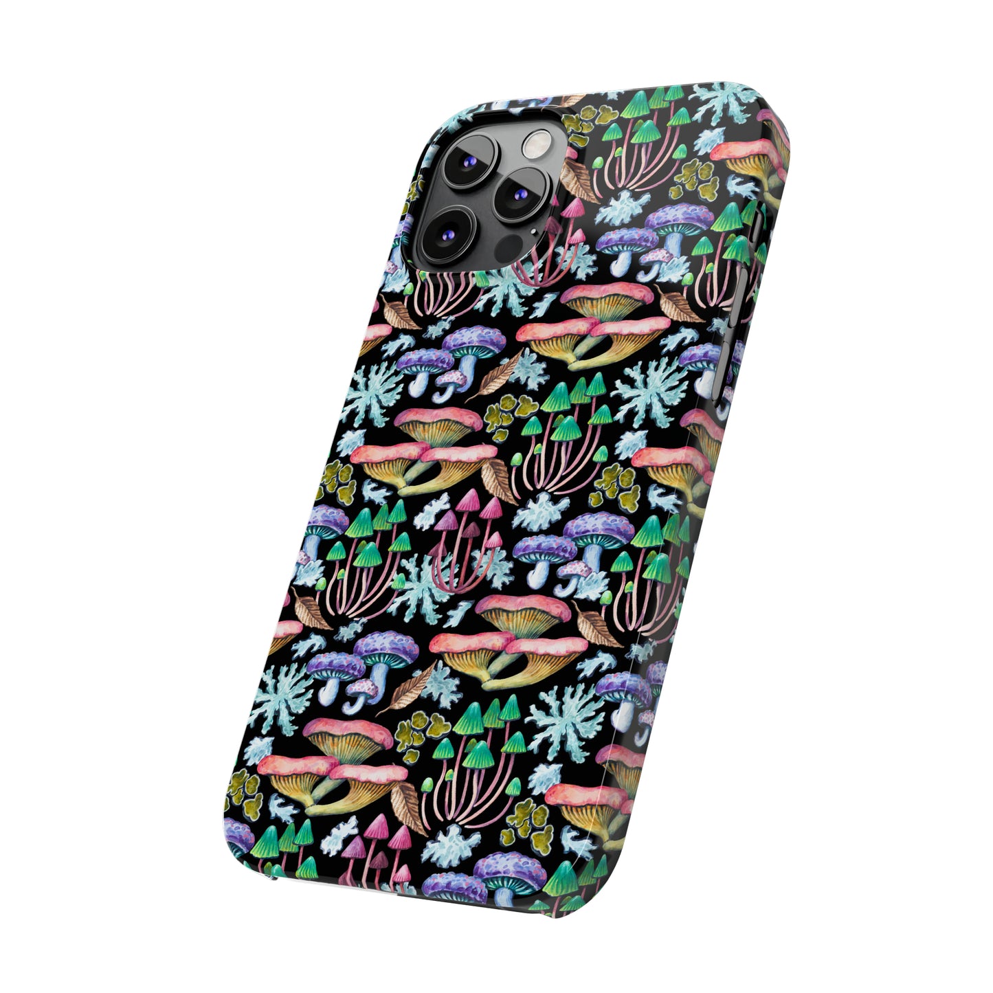 Mushroom Garden Design Iphone 15-12 Slim Phone Case