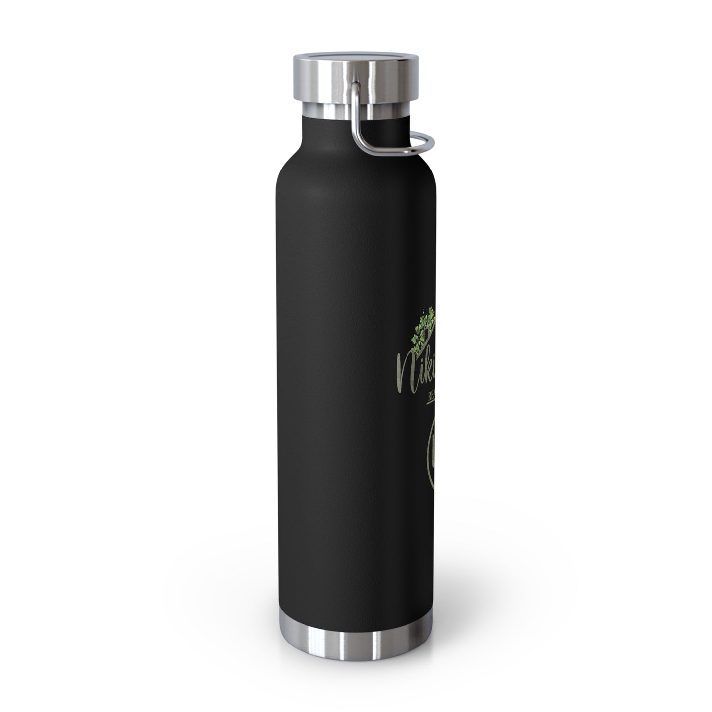 Niki Carter Olive Logo & LPT  - 22 oz Copper Vacuum Insulated Bottle Multiple Colors