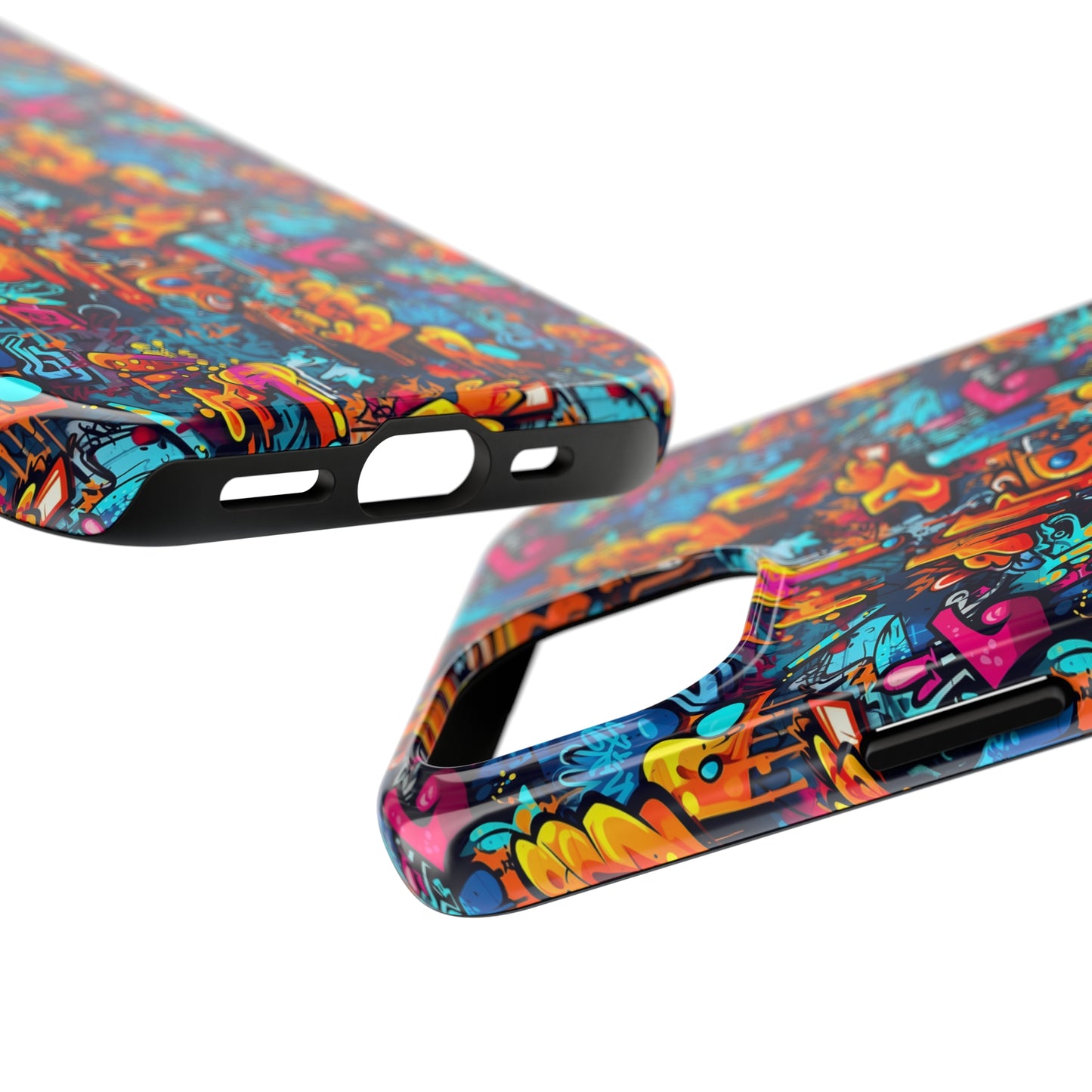 3D Abstract Graffiti Colorful Design Iphone Tough Phone Case