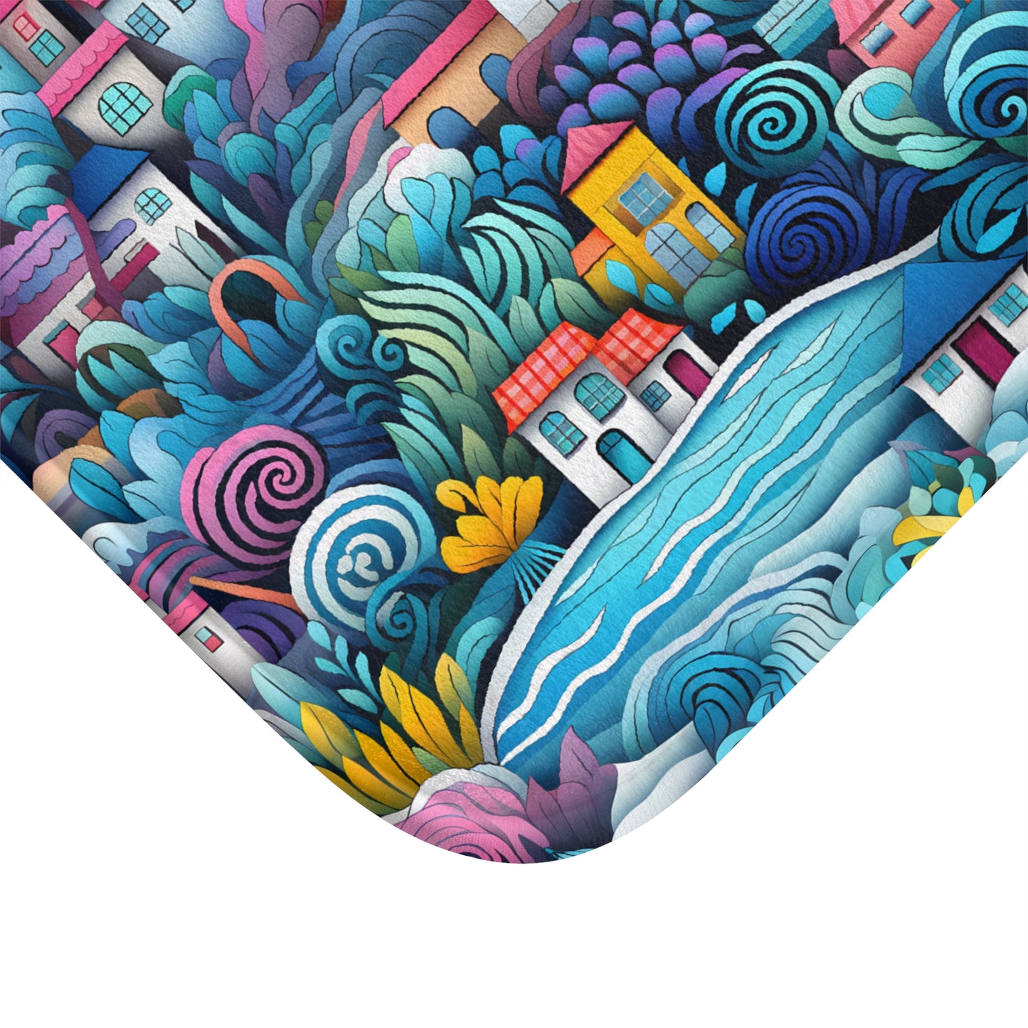 Coastal Charm Houses Inspired by South Carolina's Seaside - Bathroom Non-Slip Mat 2 Sizes