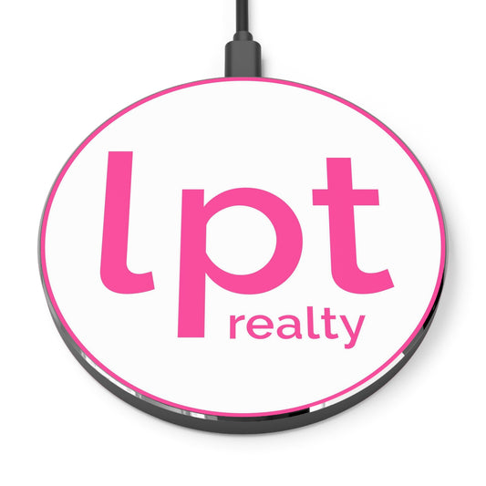 Wireless 10W Charger  - LPT Realty Logo Pink