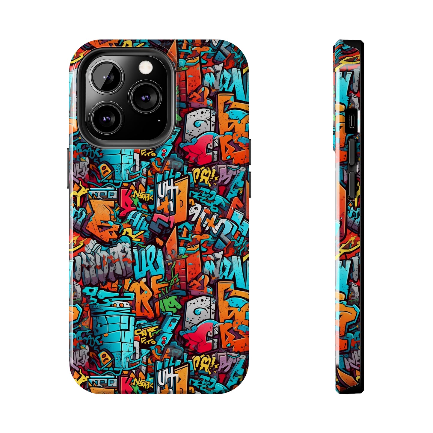 3D Street Grunge Art Graffiti Style Design Iphone Tough Phone Case