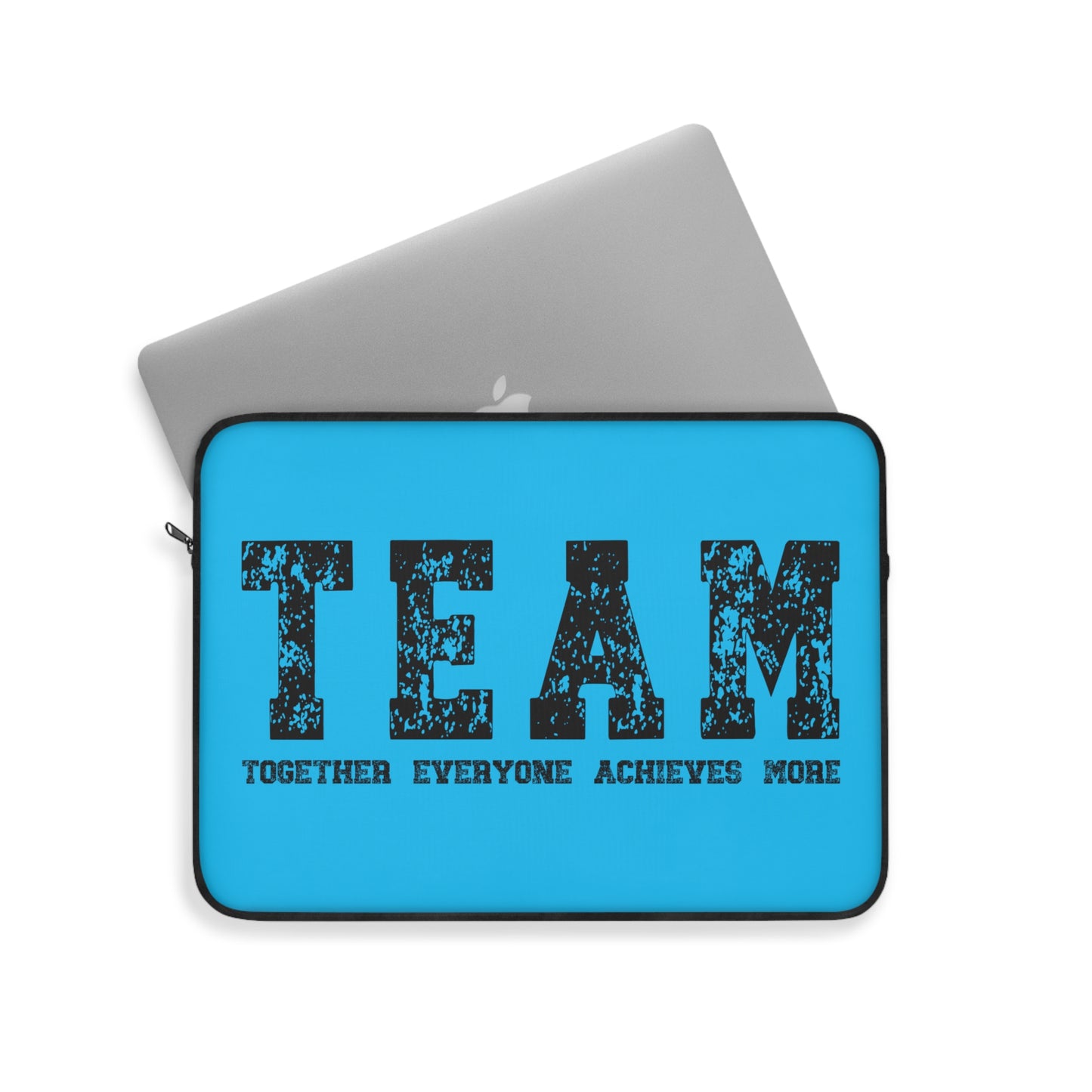 TEAM Together Everyone Achieves More Blue & Black Laptop or Ipad Protective Sleeve 3 Sizes