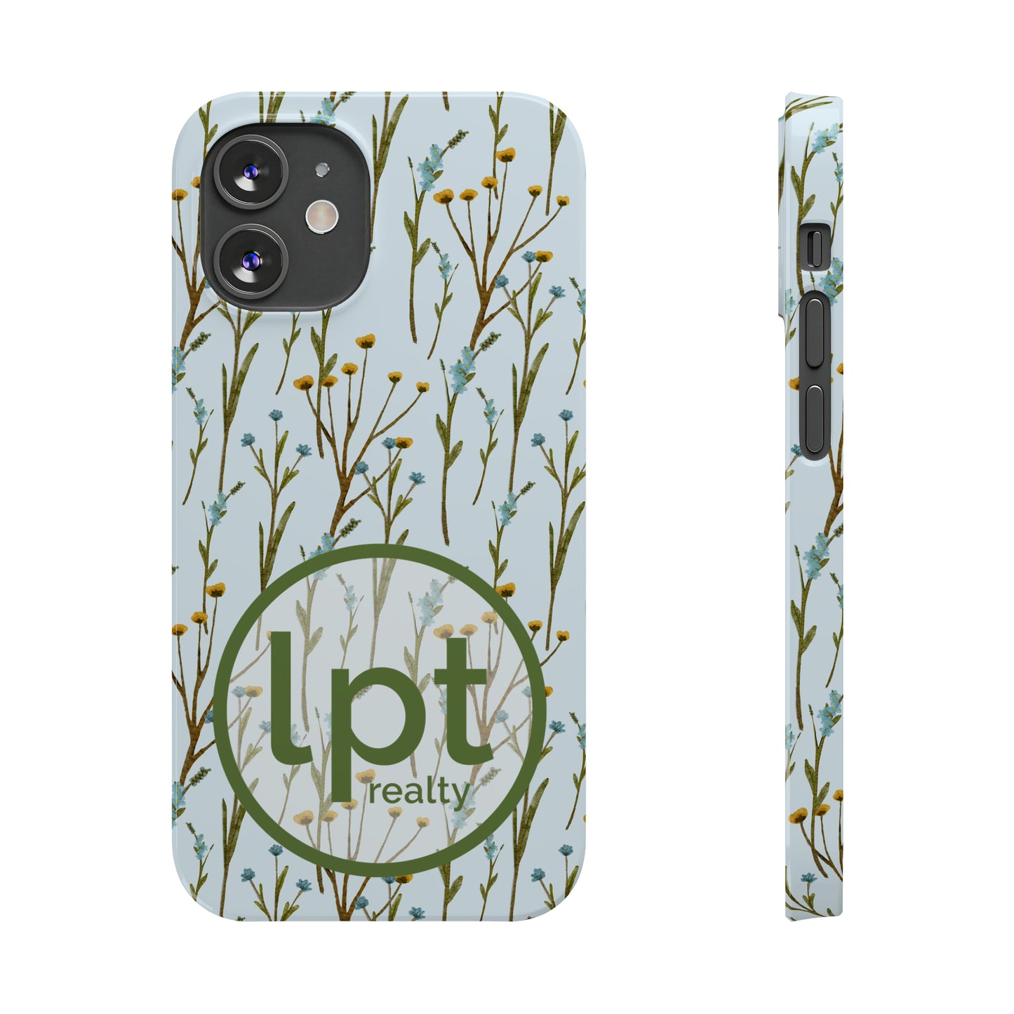 LPT Realty Logo -  Wildflowers Design Iphone 15-12 Slim Phone Case