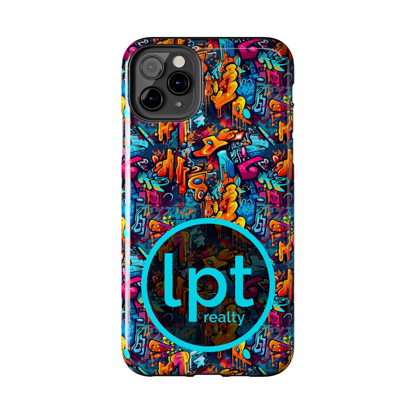 3D Abstract Graffiti Colorful Design Iphone Tough Phone Case