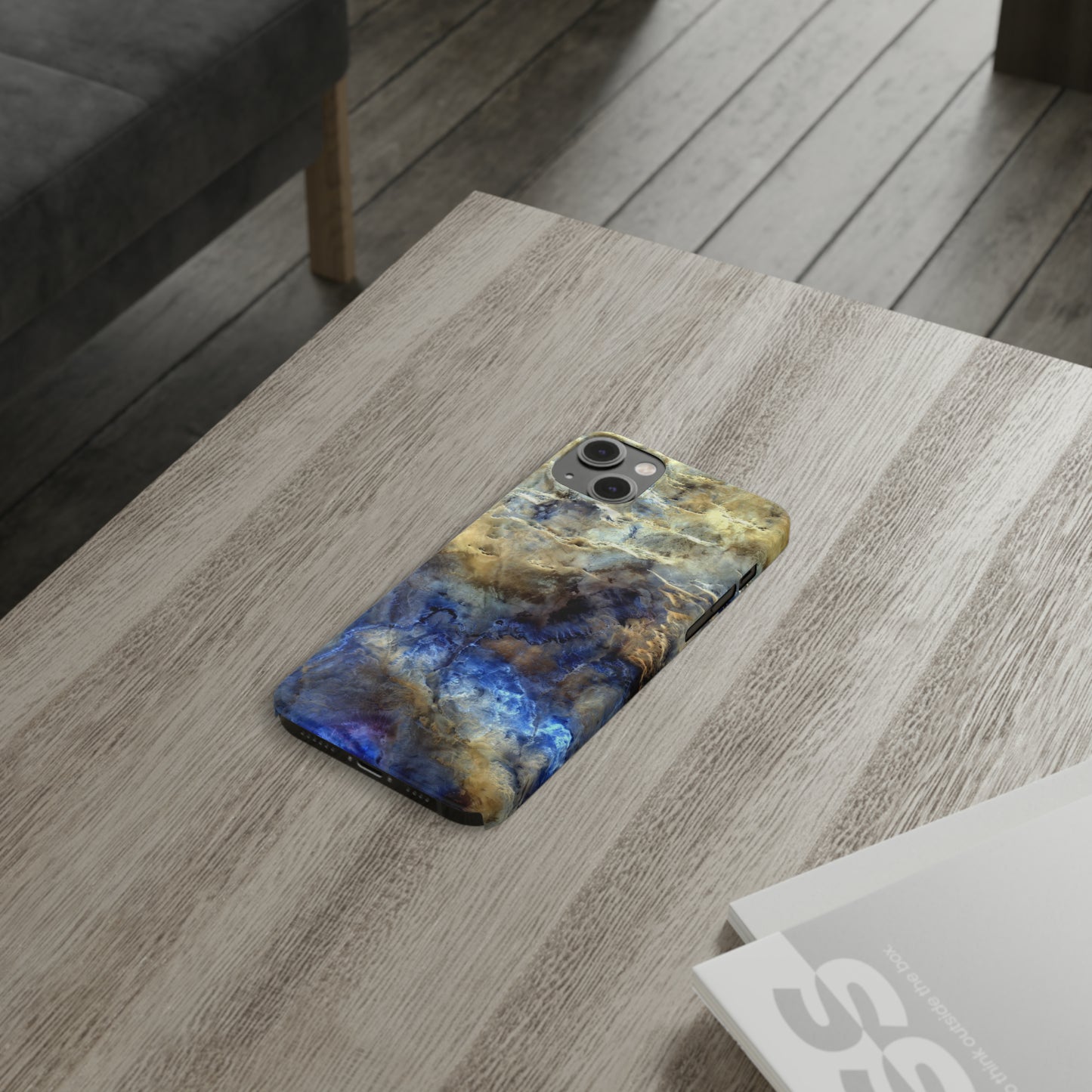 Ocean and Beach Abstract Iphone 15-12 Slim Phone Case