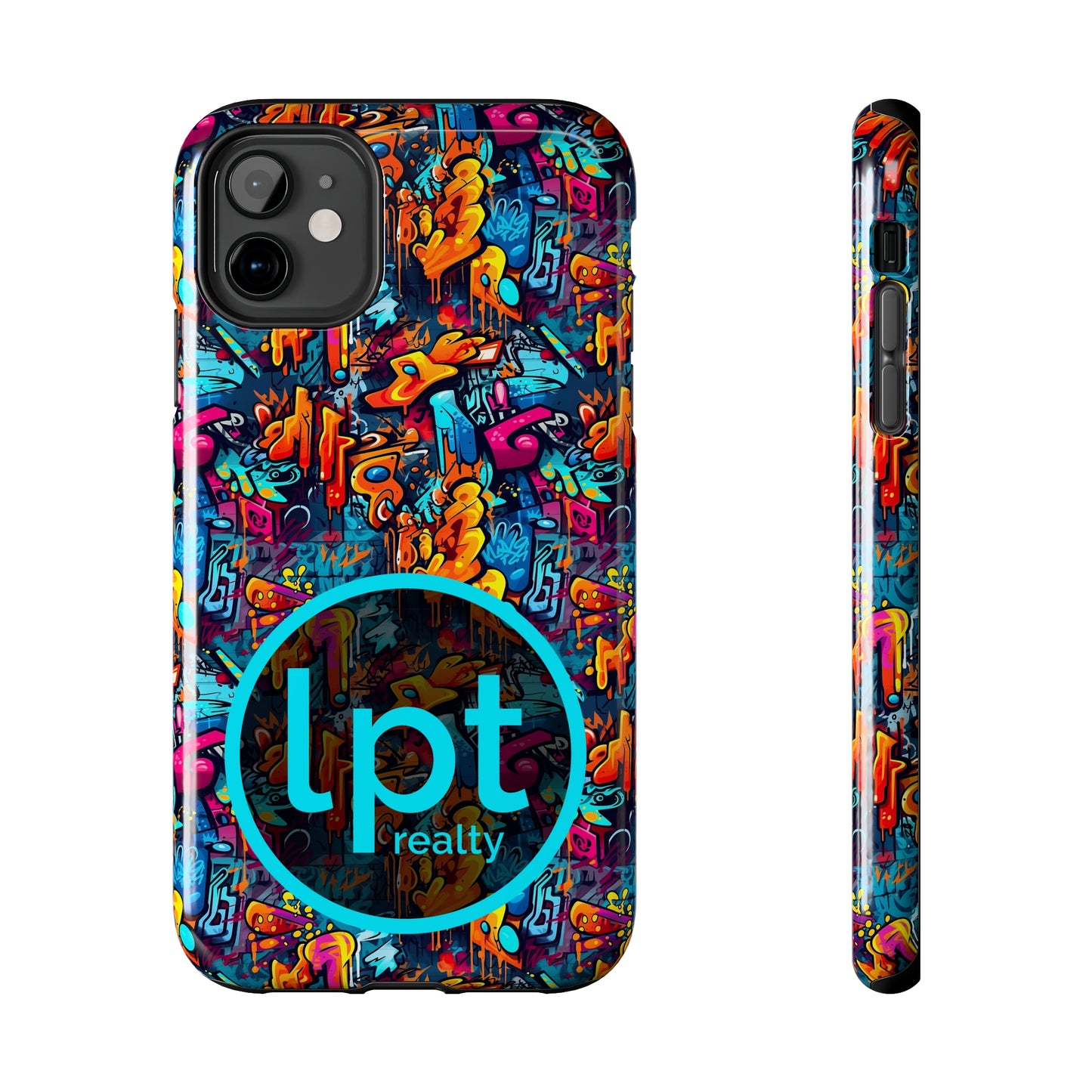 3D Abstract Graffiti Colorful Design Iphone Tough Phone Case