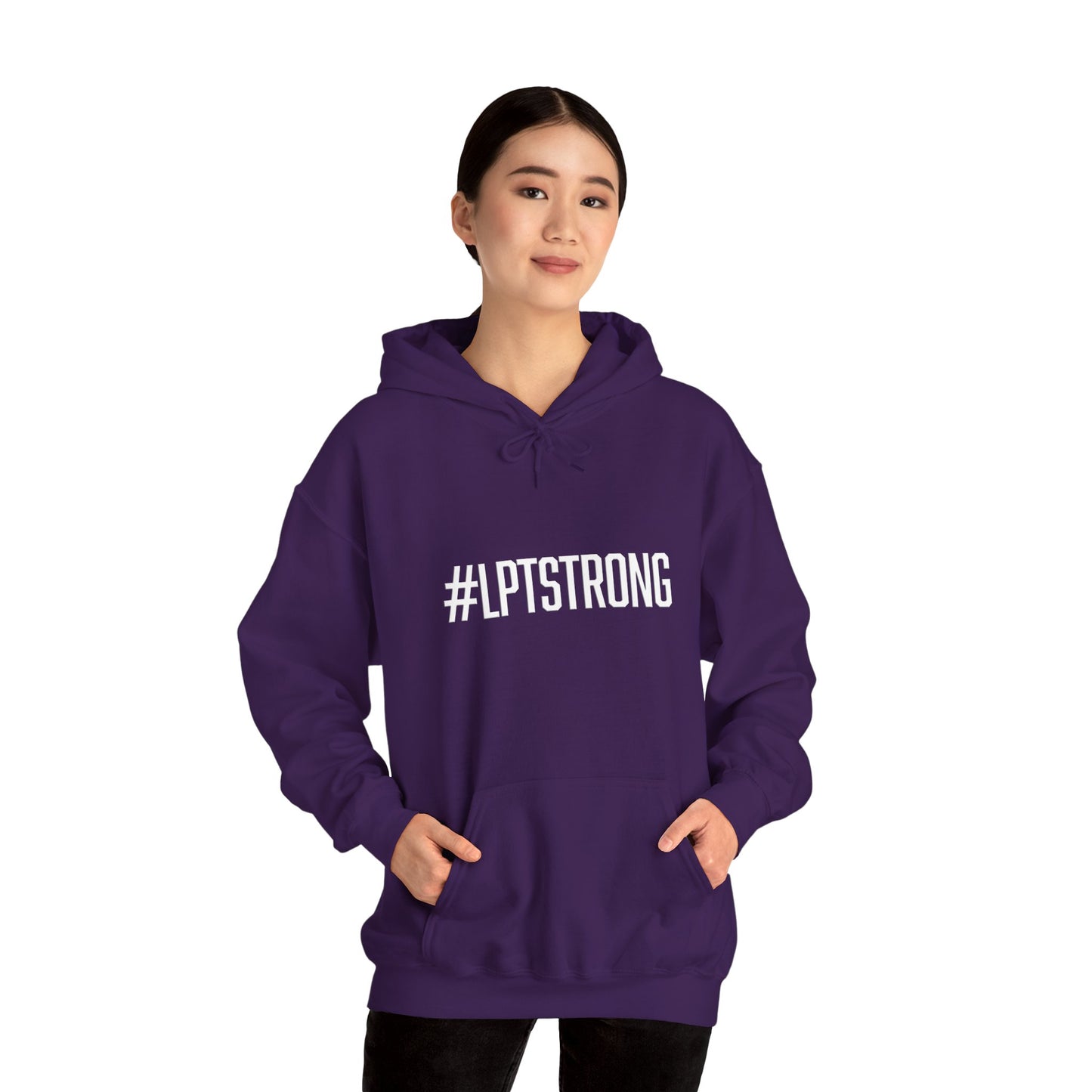 #LPTSTRONG White Lettering - Unisex Hooded Sweatshirt S-5XL - 9 Colors