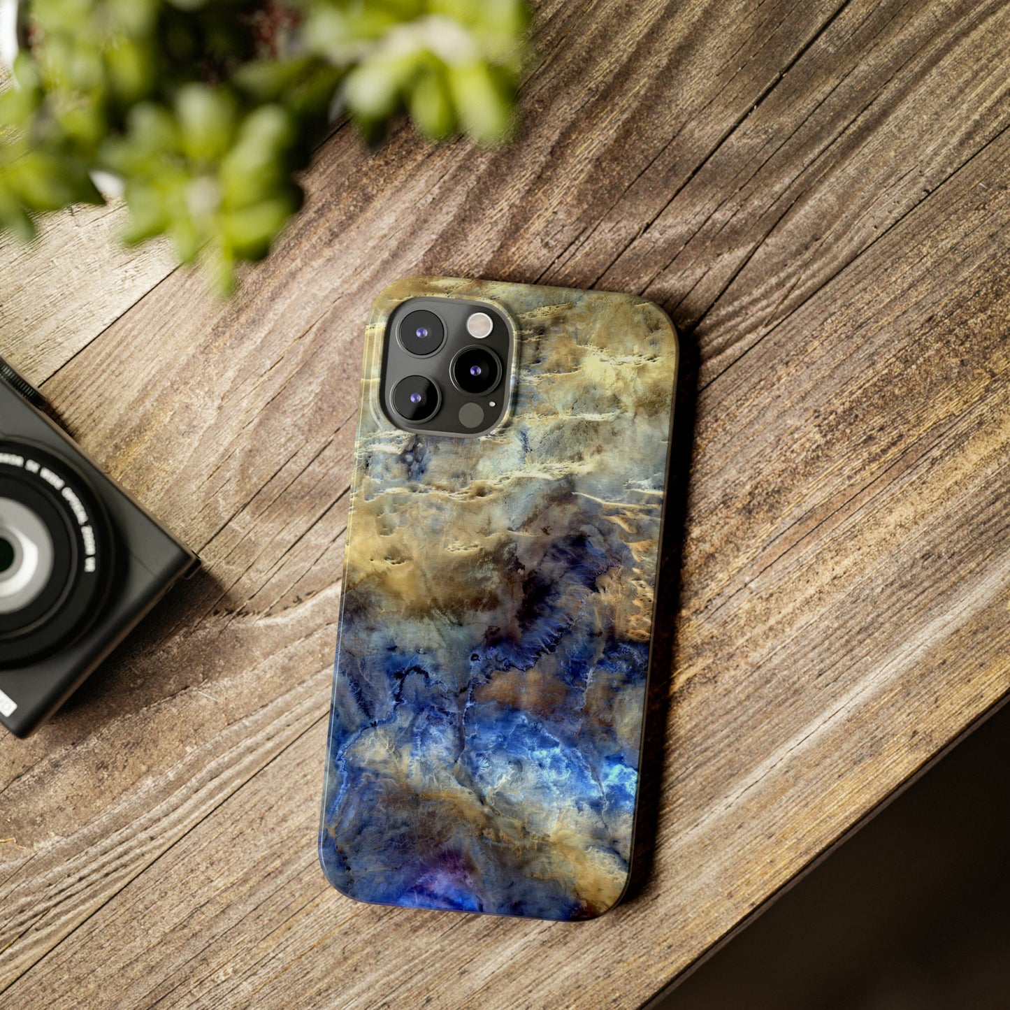 Ocean and Beach Abstract Iphone 15-12 Slim Phone Case