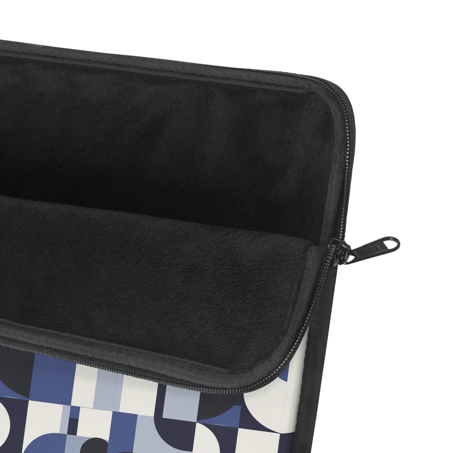 Navy Blue and White Mid-Century Modern Design Laptop or Ipad Protective Sleeve 3 Sizes Available