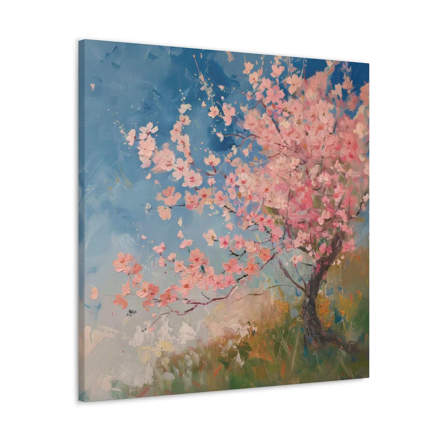 Cherry Blossom Mornings Print on Canvas Gallery Wraps  - 5 Sizes