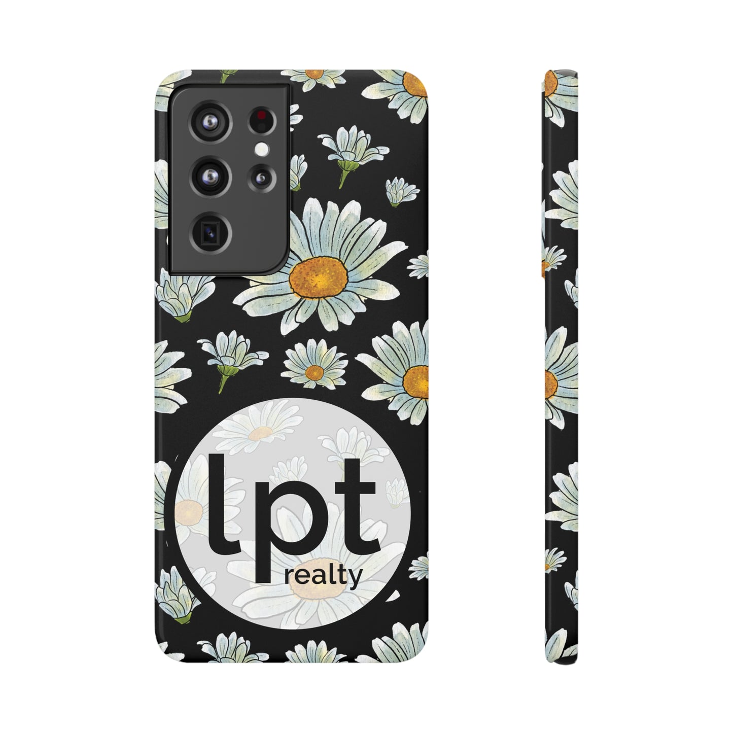 LPT Realty Logo - Large Watercolor Daisies Samsung Slim Cases