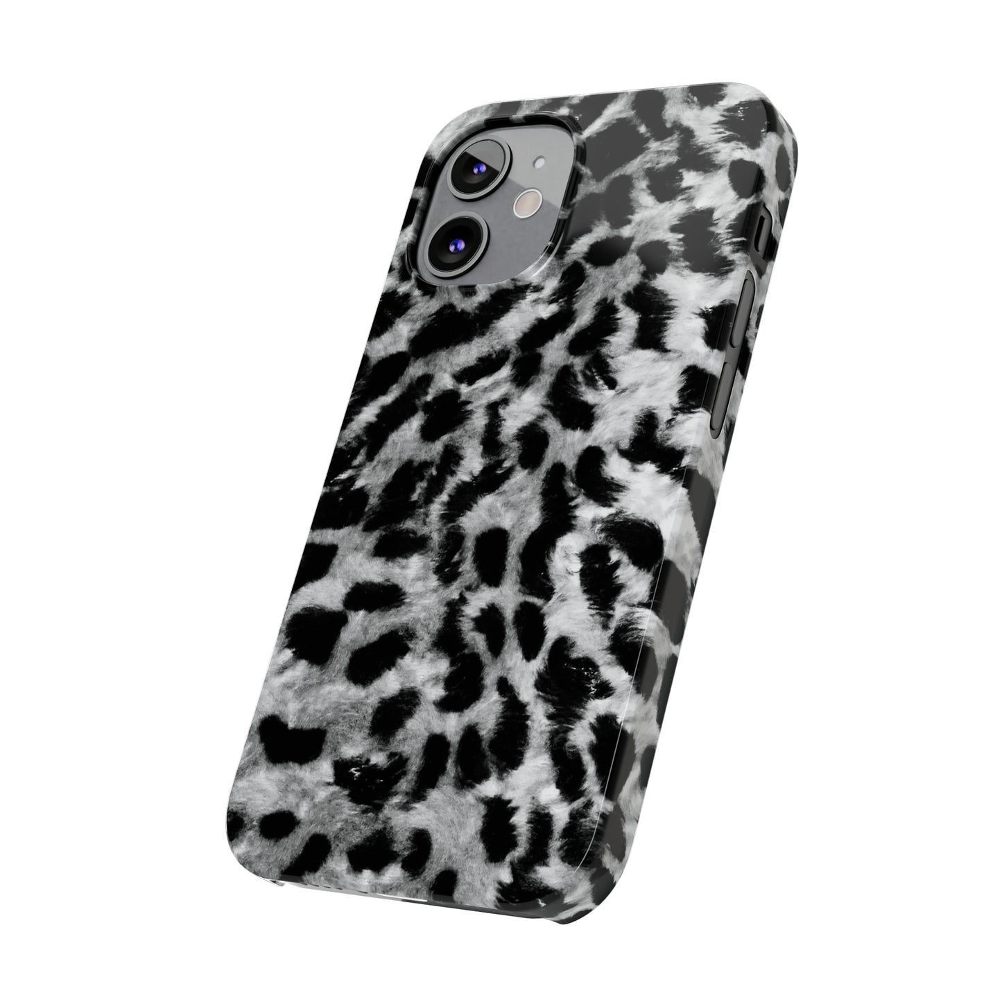 Leopard Fur Print Iphone 15-12 Slim Phone Case