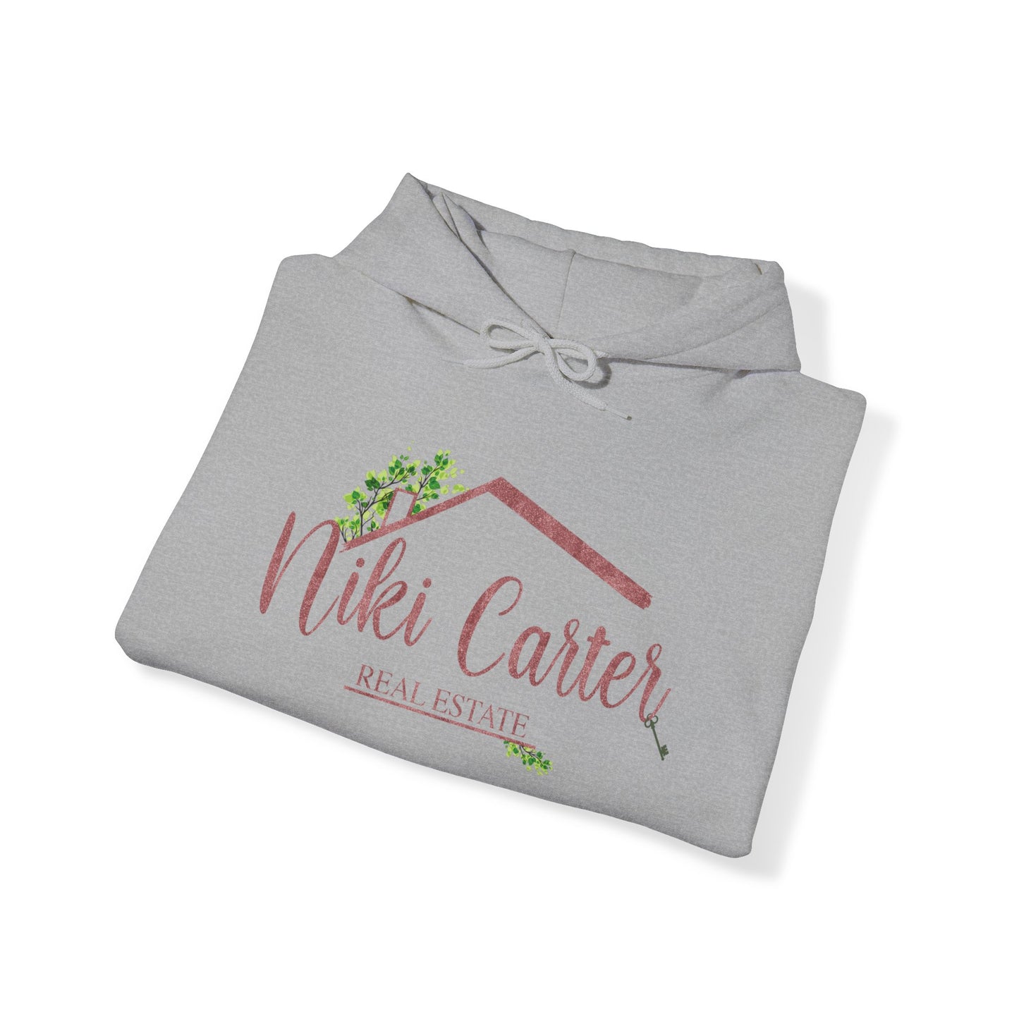 Niki Carter Blush Sparkle Logo -  Hooded Sweatshirt S - 5XL