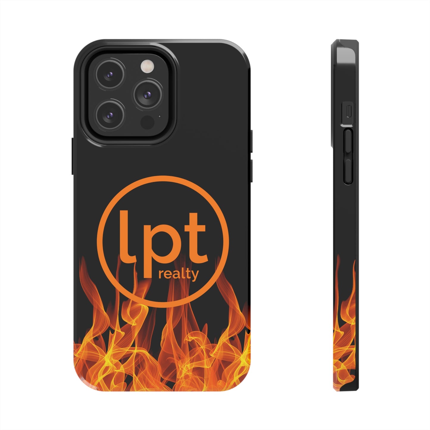 LPT Realty Logo -  Flames of Fire Iphone Tough Phone Case