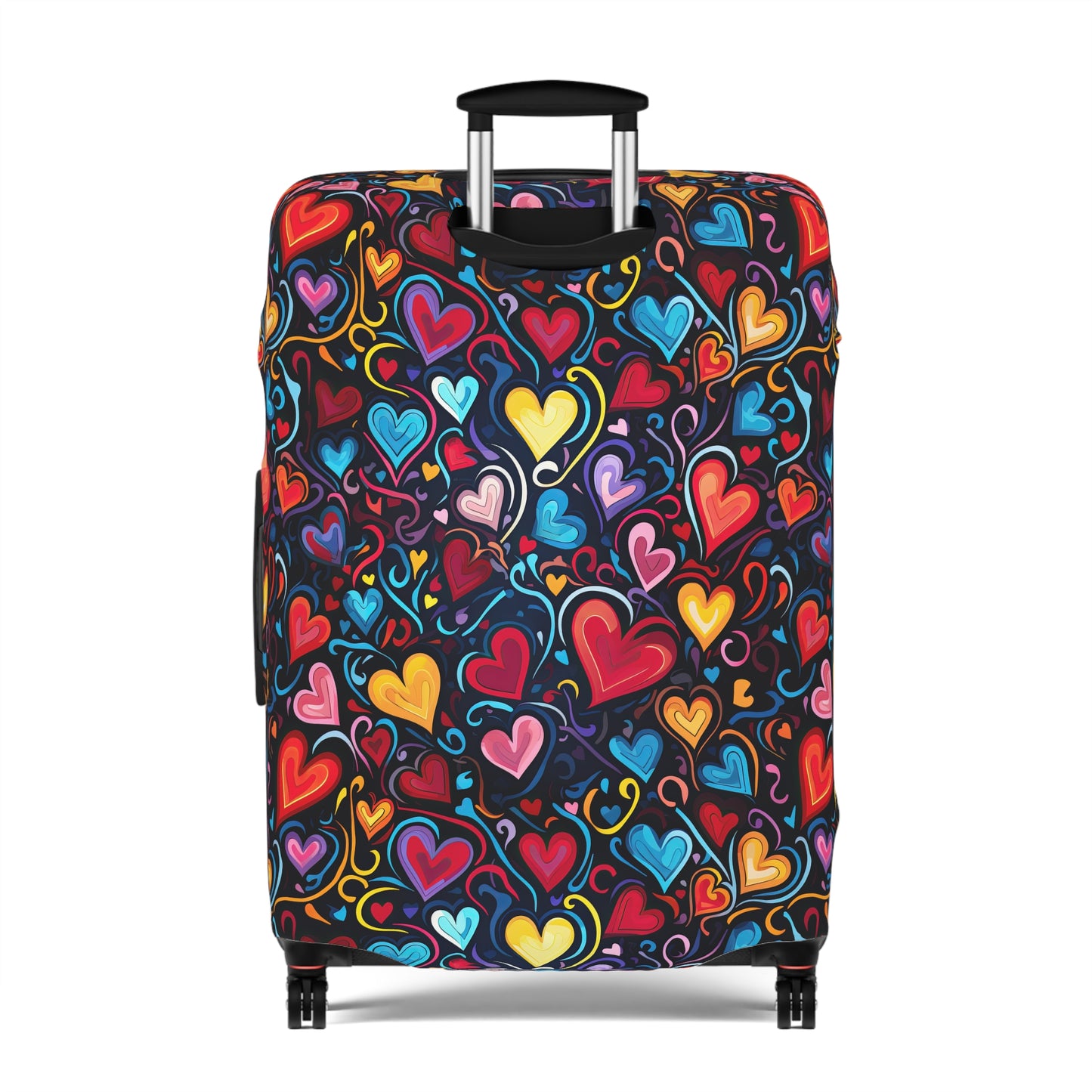 Whimsical Colorful Heart Design  - Luggage Protector and Cover 3 Sizes